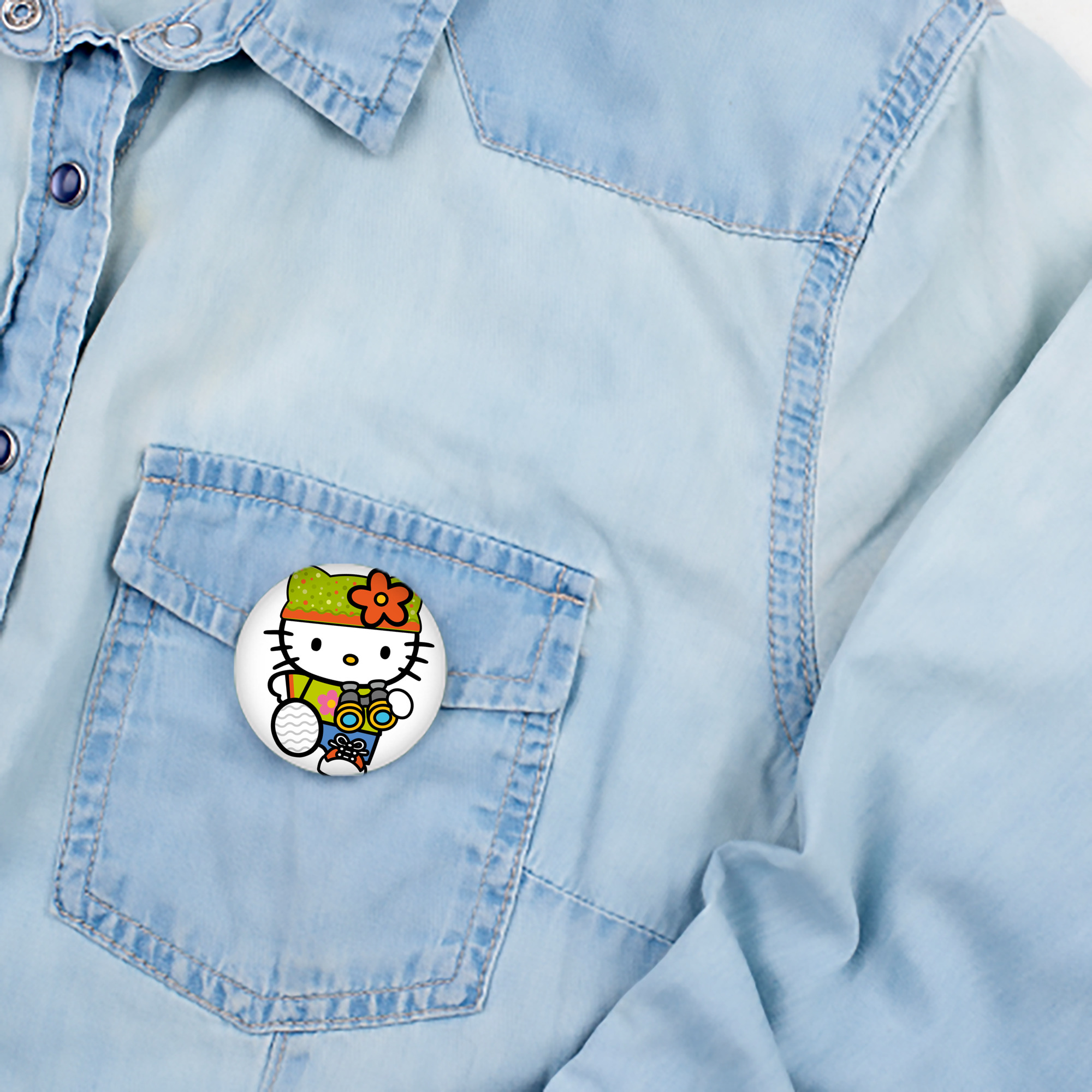 Hello Kitty ハローキティ 6cm 缶バッジ 複数セット