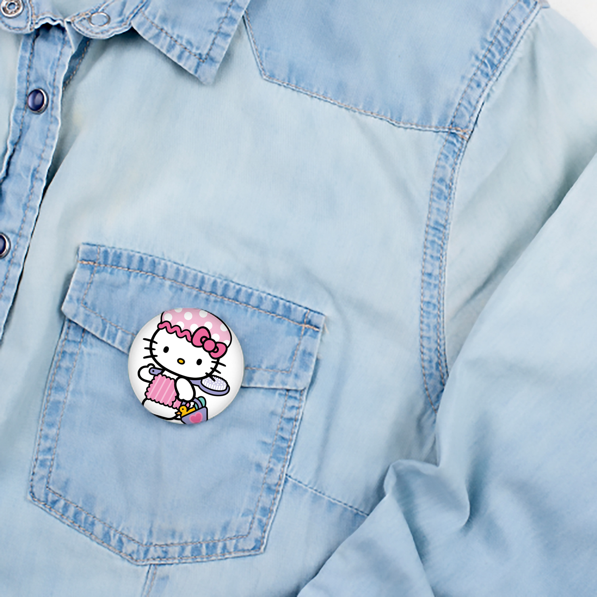 Hello Kitty ハローキティ 6cm 缶バッジ 複数セット