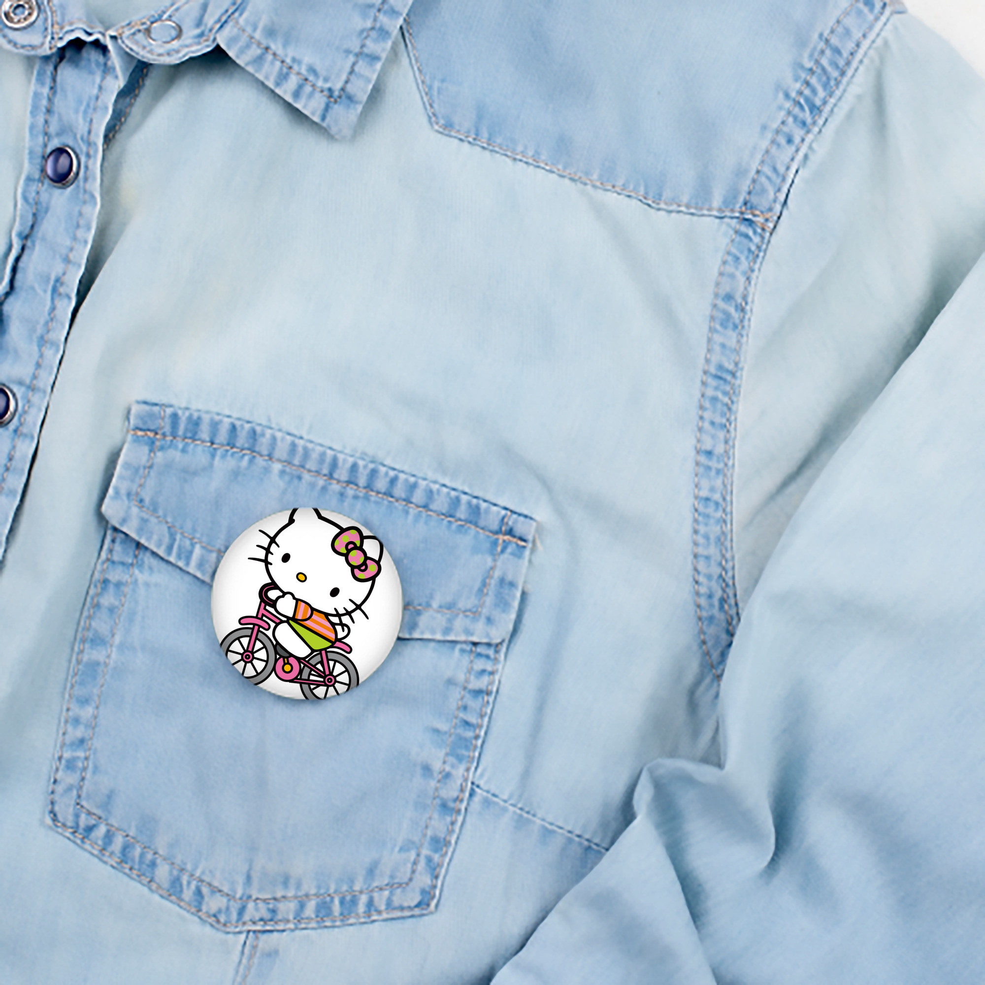 Hello Kitty ハローキティ 6cm 缶バッジ 複数セット