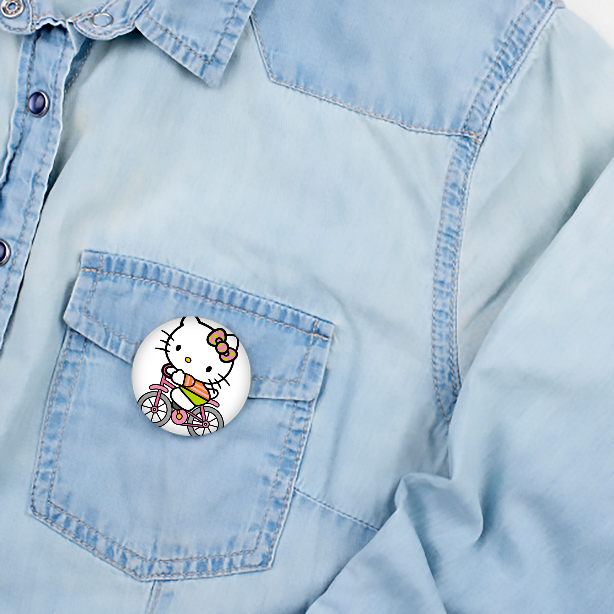 Hello Kitty ハローキティ 6cm 缶バッジ 複数セット