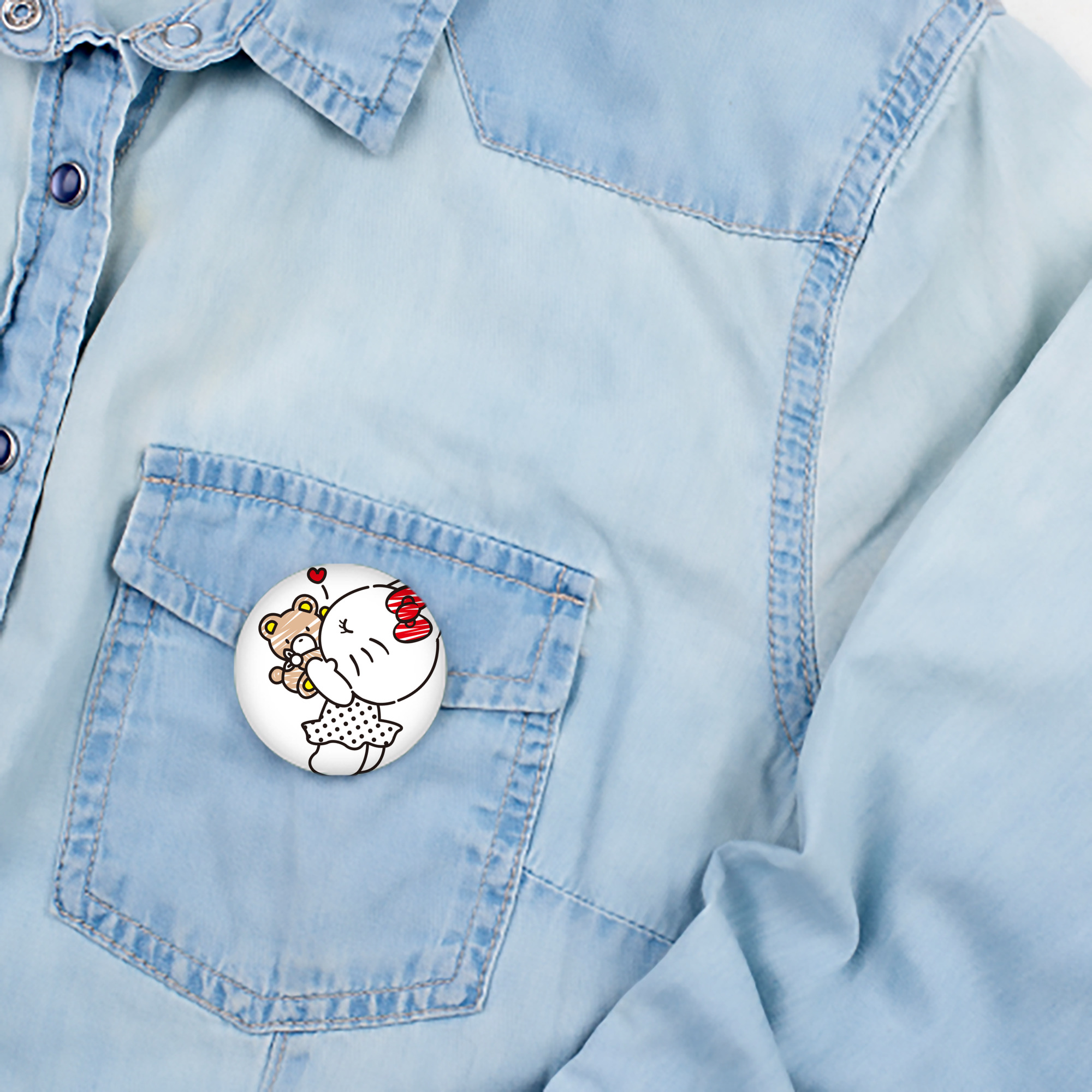 Hello Kitty ハローキティ 6cm 缶バッジ 複数セット