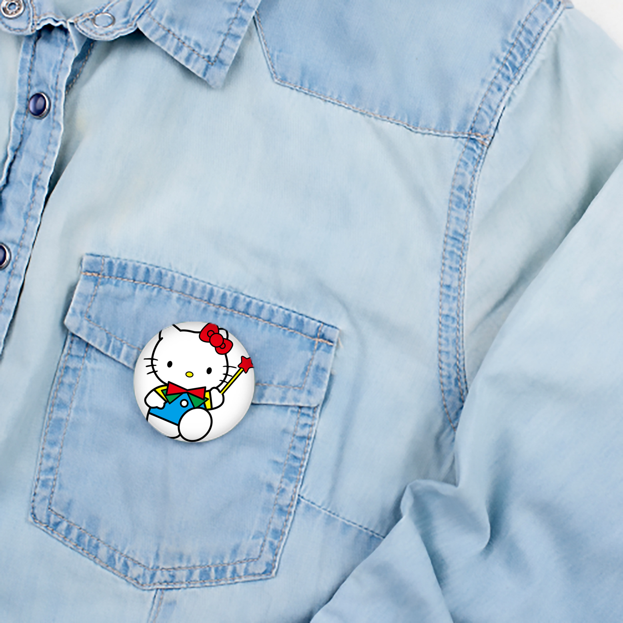 Hello Kitty ハローキティ 6cm 缶バッジ 複数セット