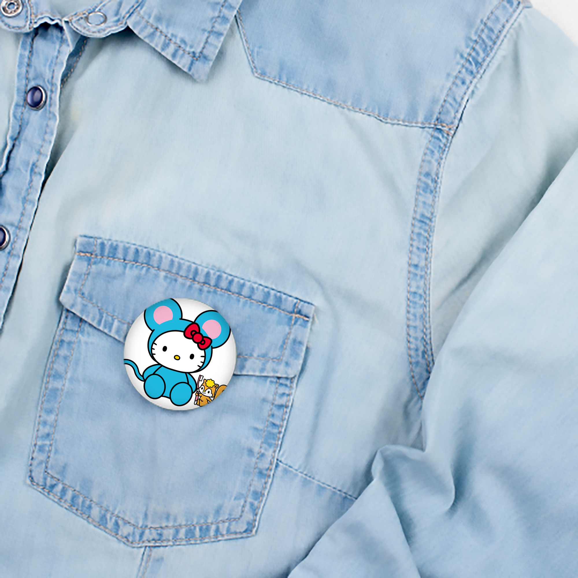Hello Kitty ハローキティ 6cm 缶バッジ 複数セット