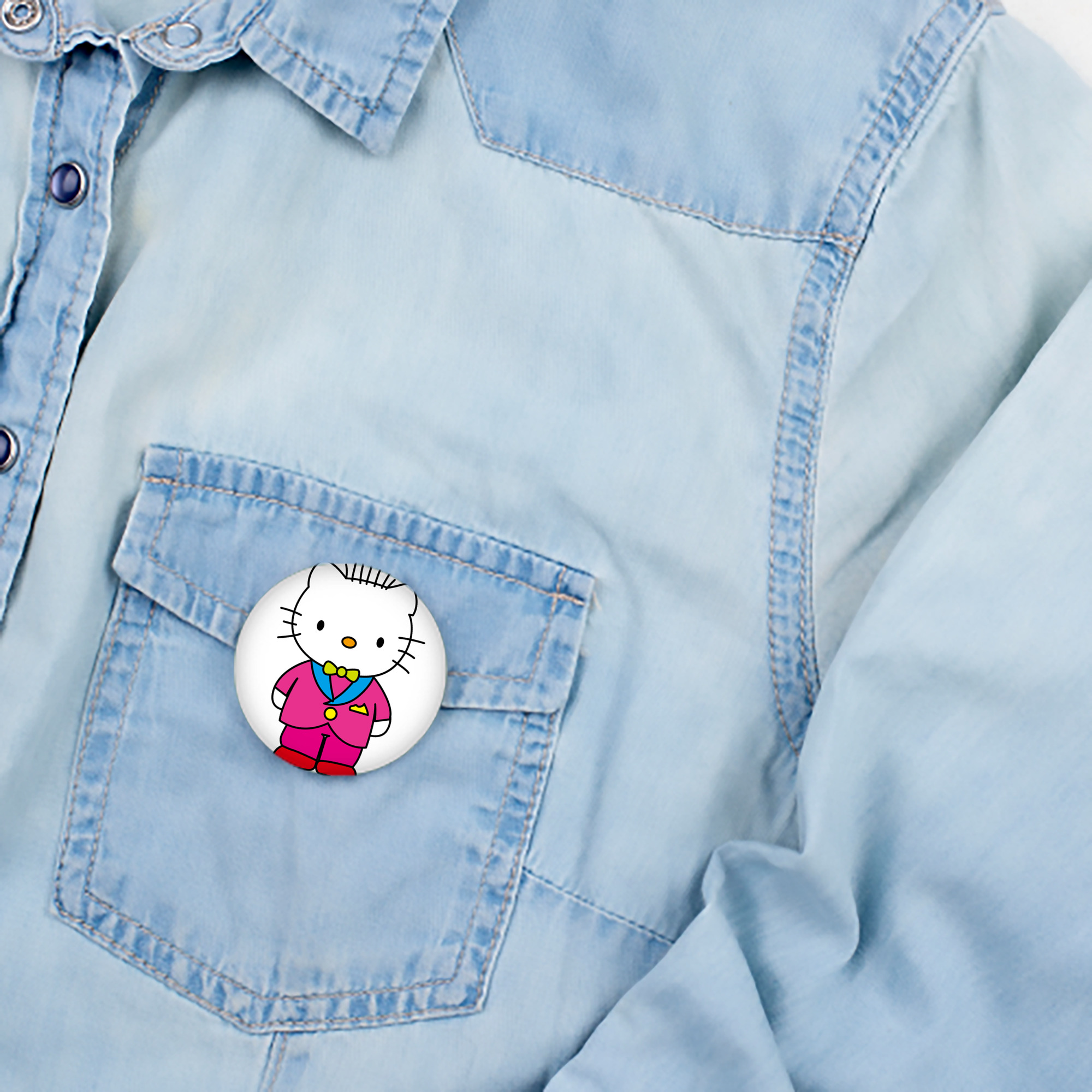 Hello Kitty ハローキティ 6cm 缶バッジ 複数セット