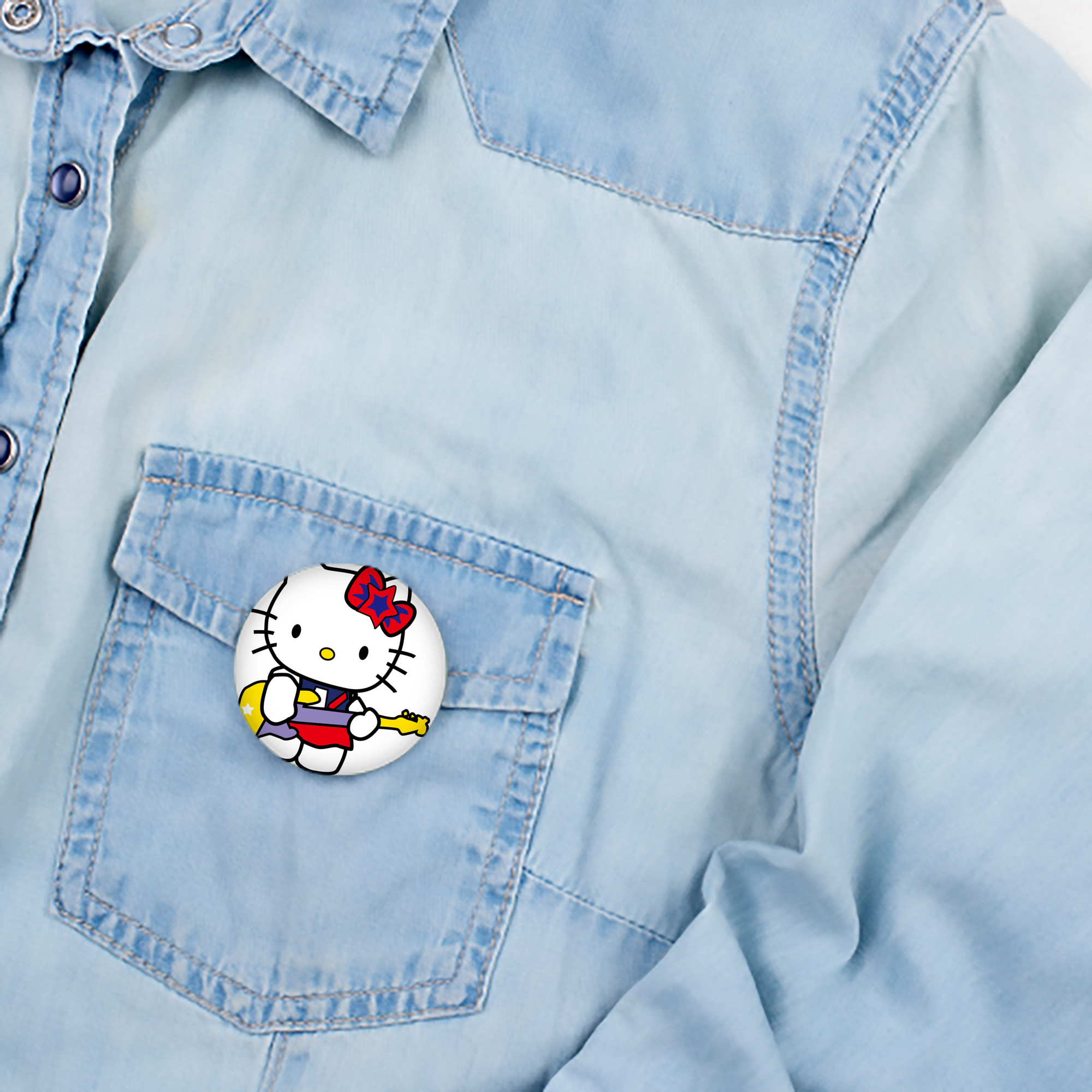 Hello Kitty ハローキティ 6cm 缶バッジ 複数セット