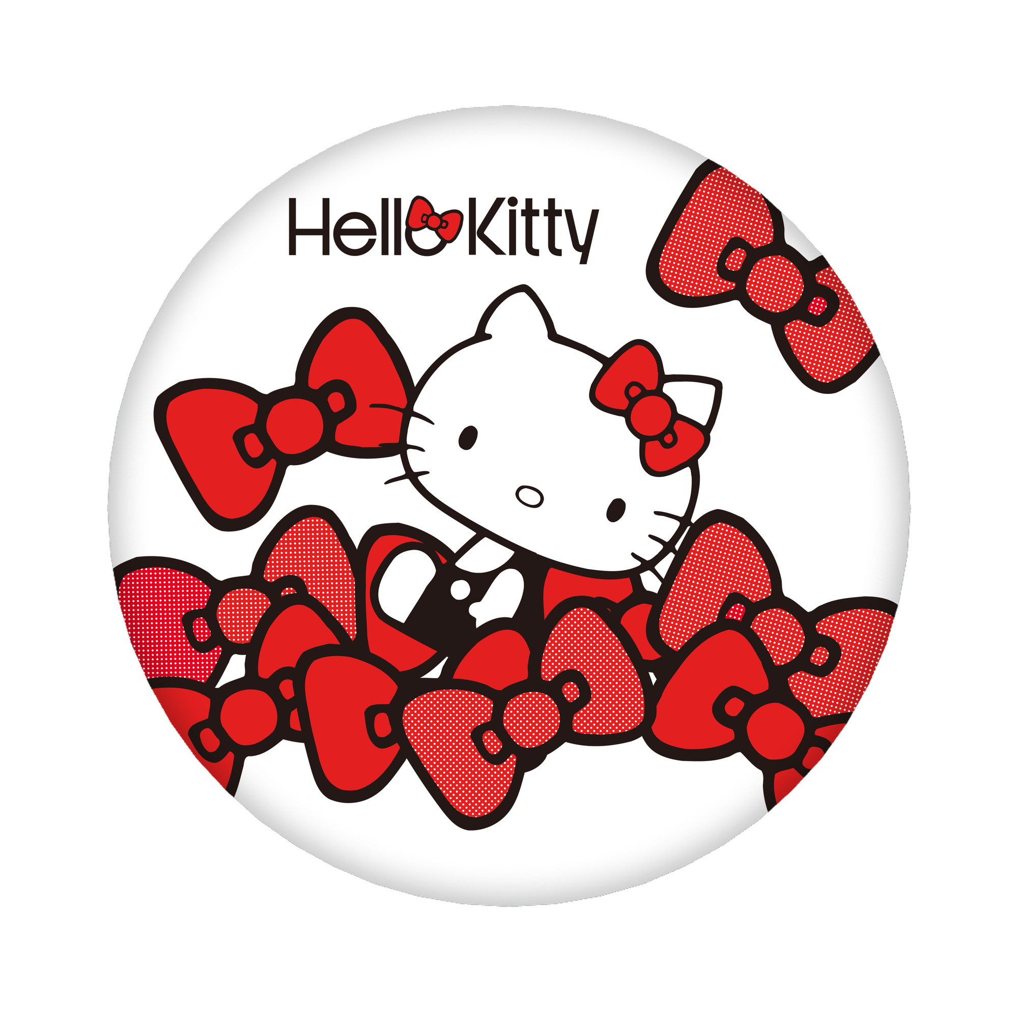 （画像用） Hello Kitty ハローキティ 6cm 缶バッジ 複数セット