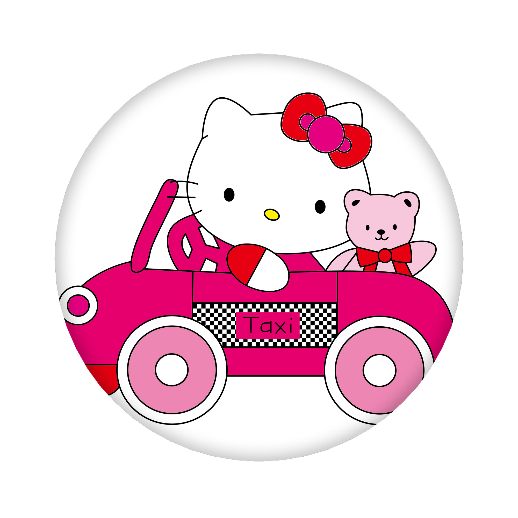 （画像用） Hello Kitty ハローキティ 6cm 缶バッジ 複数セット