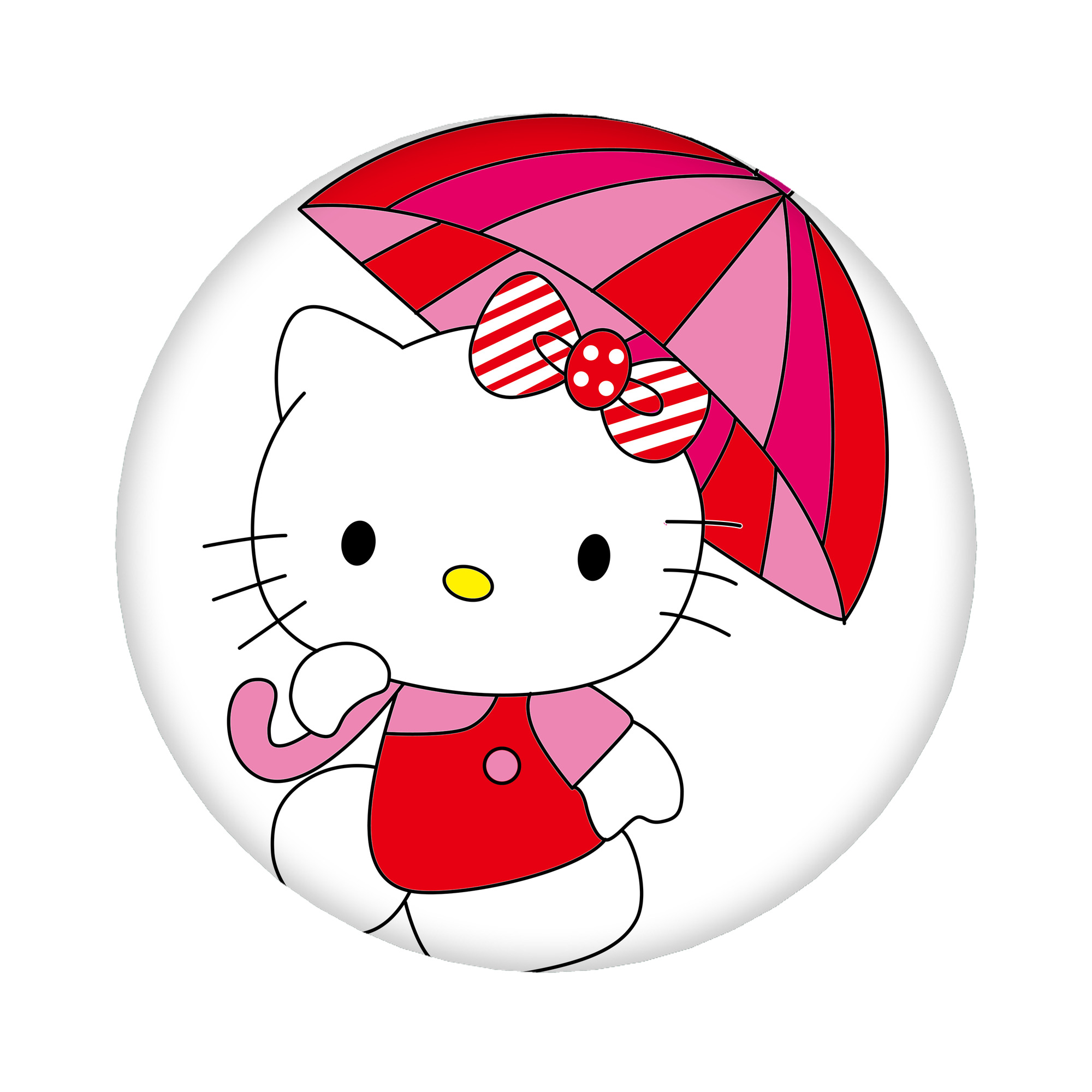 （画像用） Hello Kitty ハローキティ 6cm 缶バッジ 複数セット