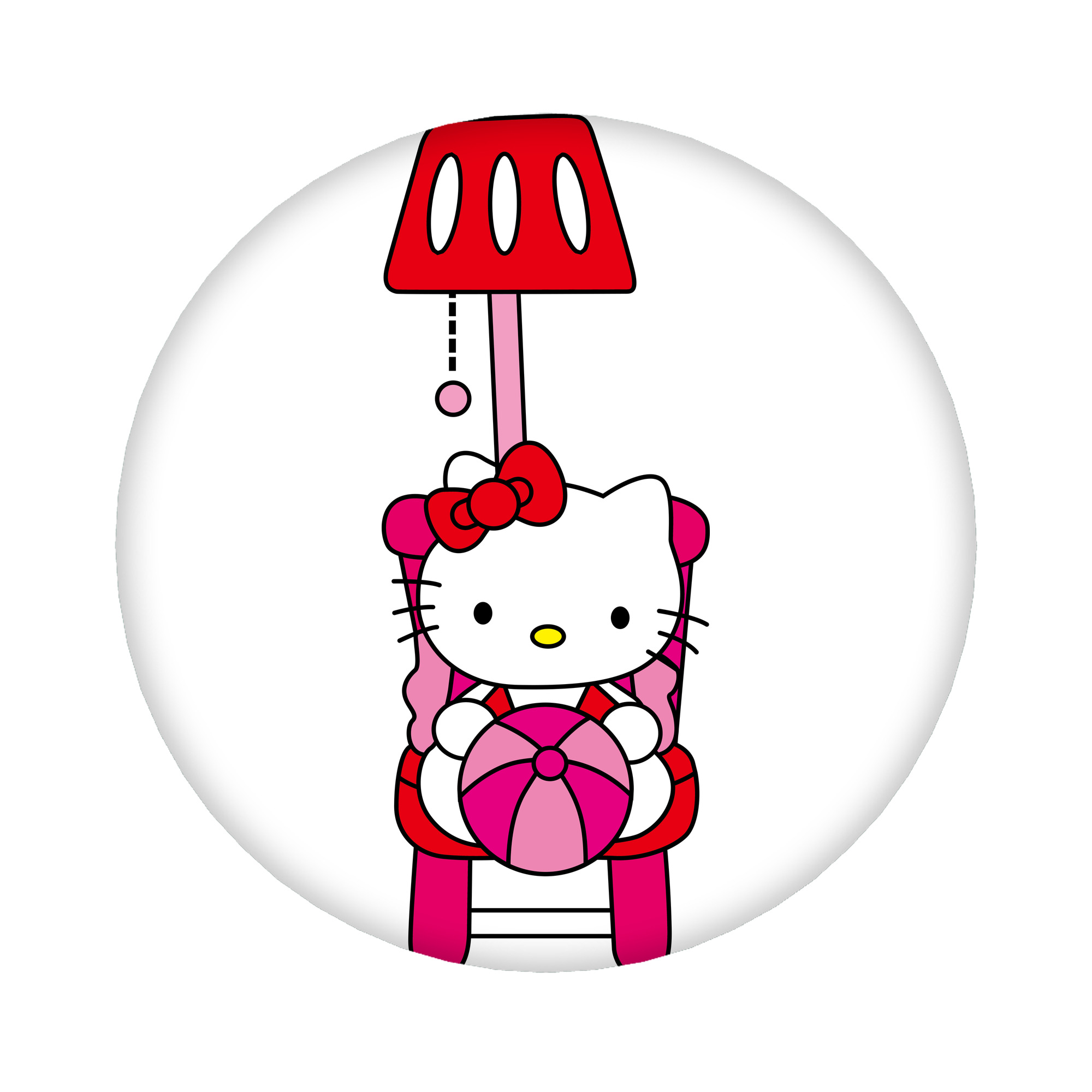 （画像用） Hello Kitty ハローキティ 6cm 缶バッジ 複数セット