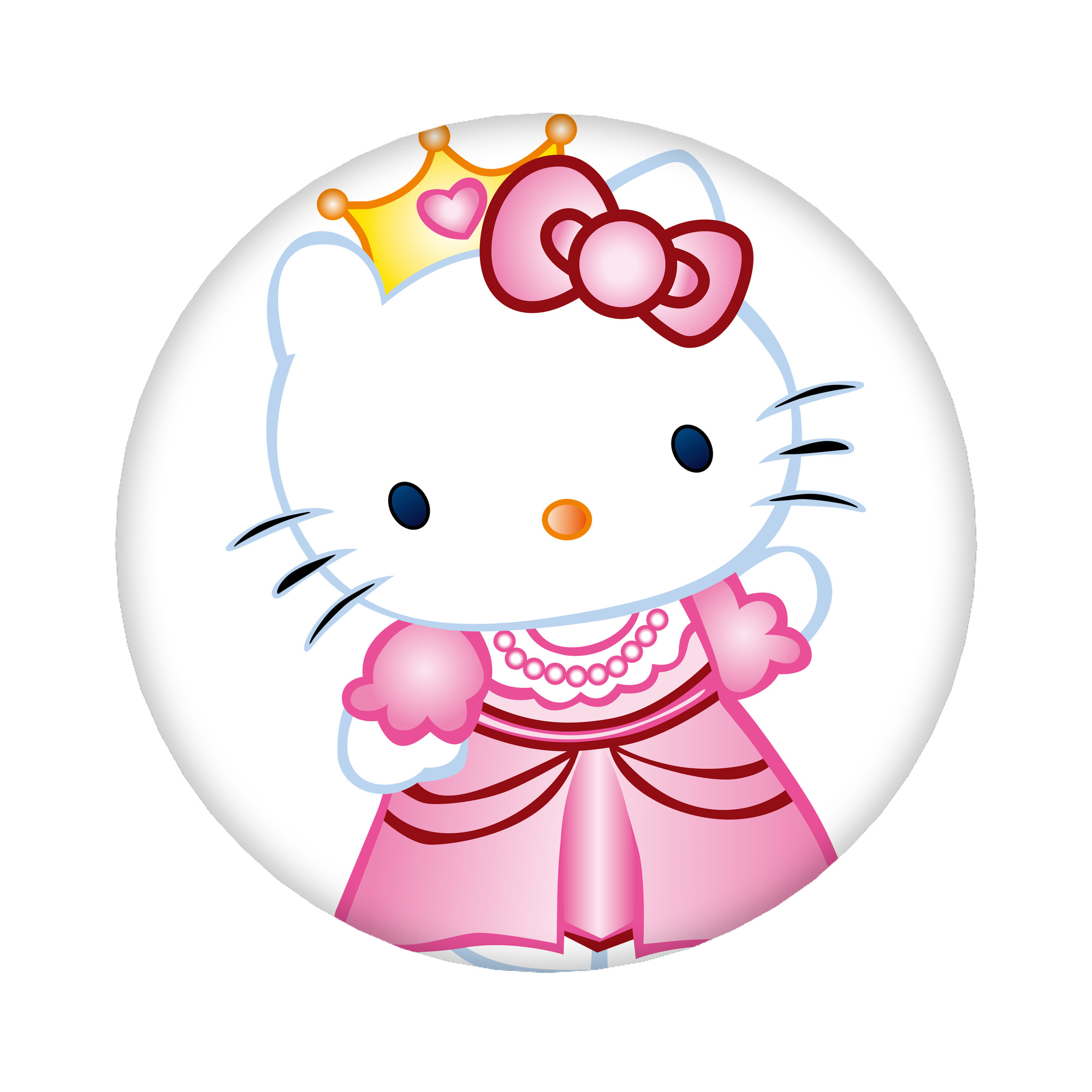 （画像用） Hello Kitty ハローキティ 6cm 缶バッジ 複数セット