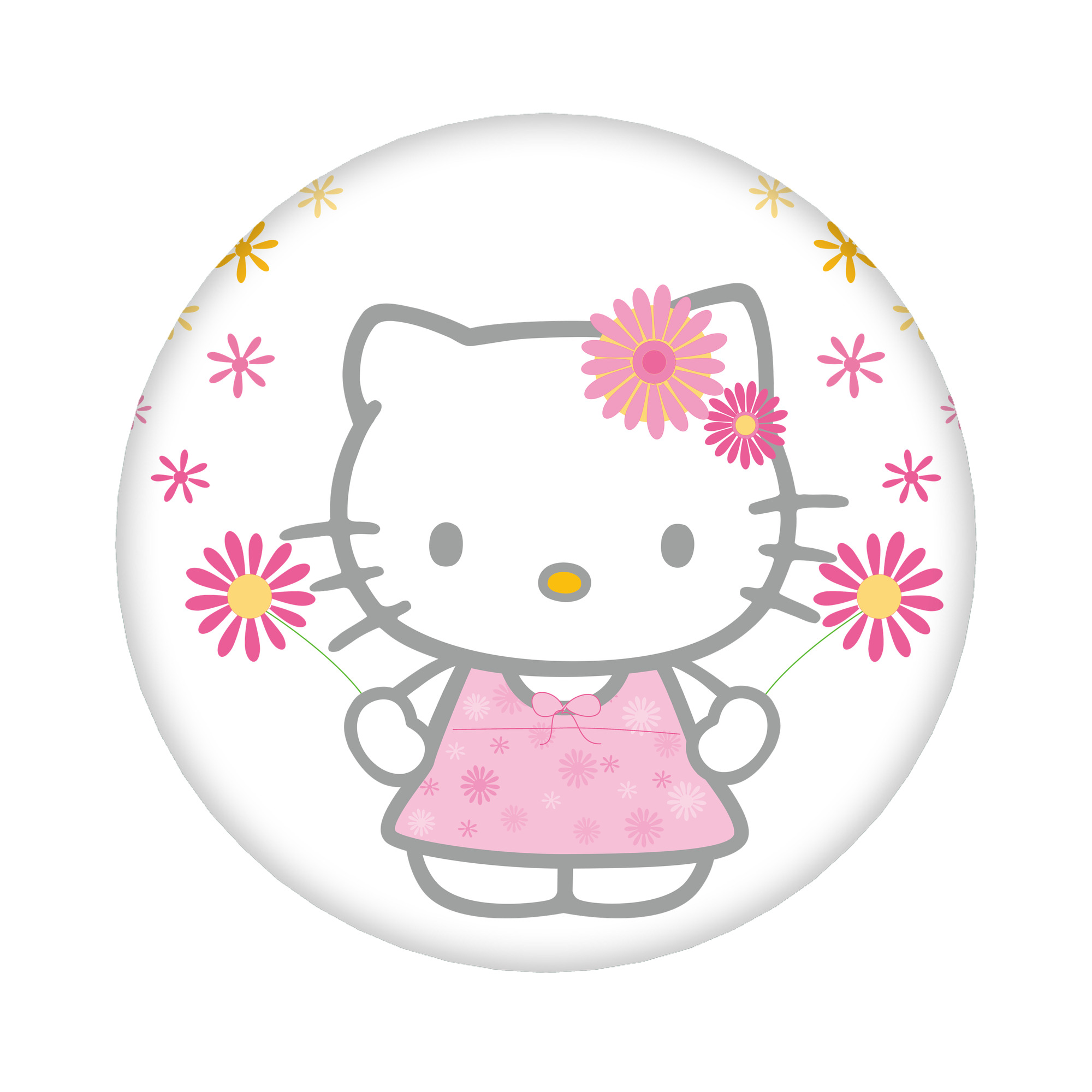 （画像用） Hello Kitty ハローキティ 6cm 缶バッジ 複数セット