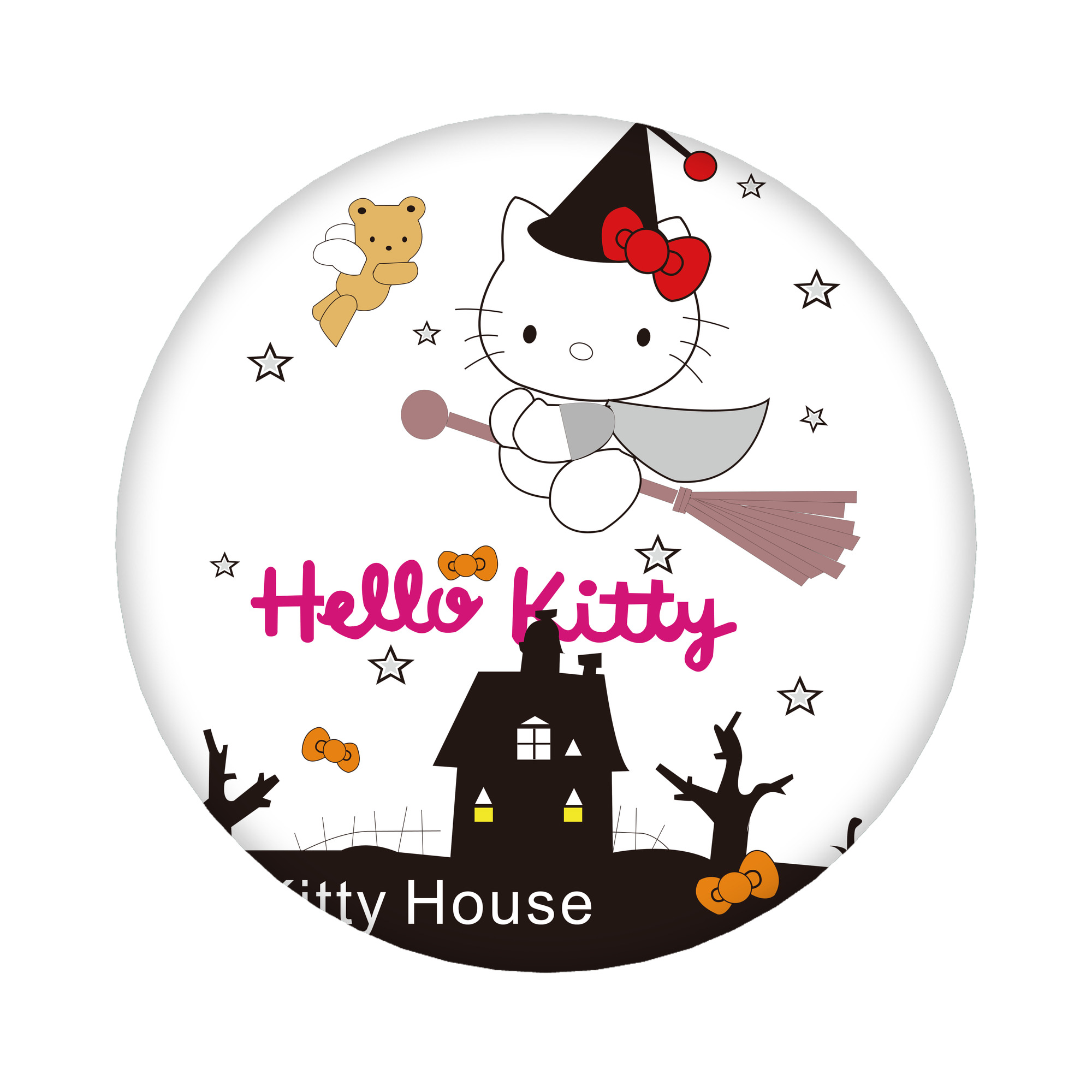 （画像用） Hello Kitty ハローキティ 6cm 缶バッジ 複数セット