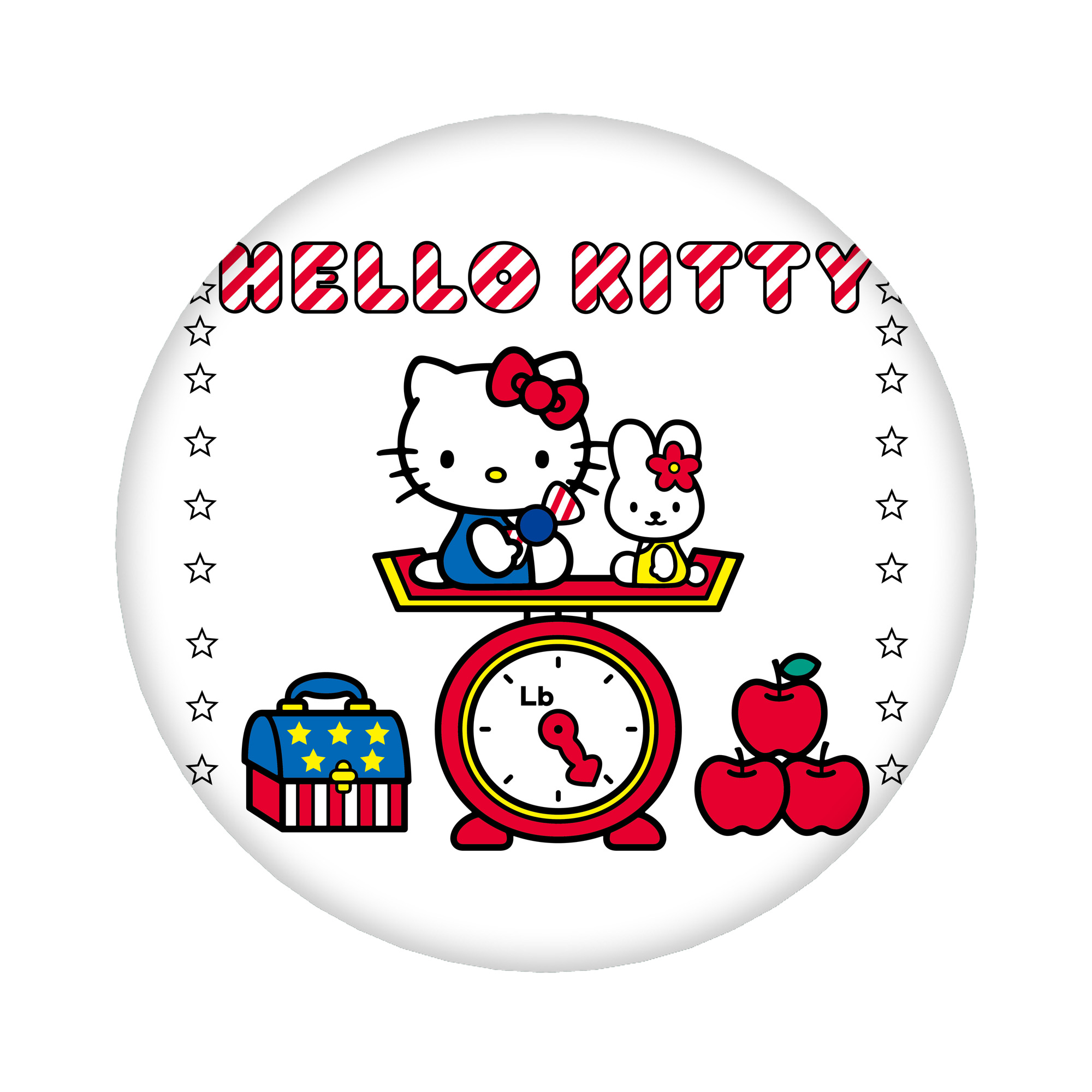 （画像用） Hello Kitty ハローキティ 6cm 缶バッジ 複数セット
