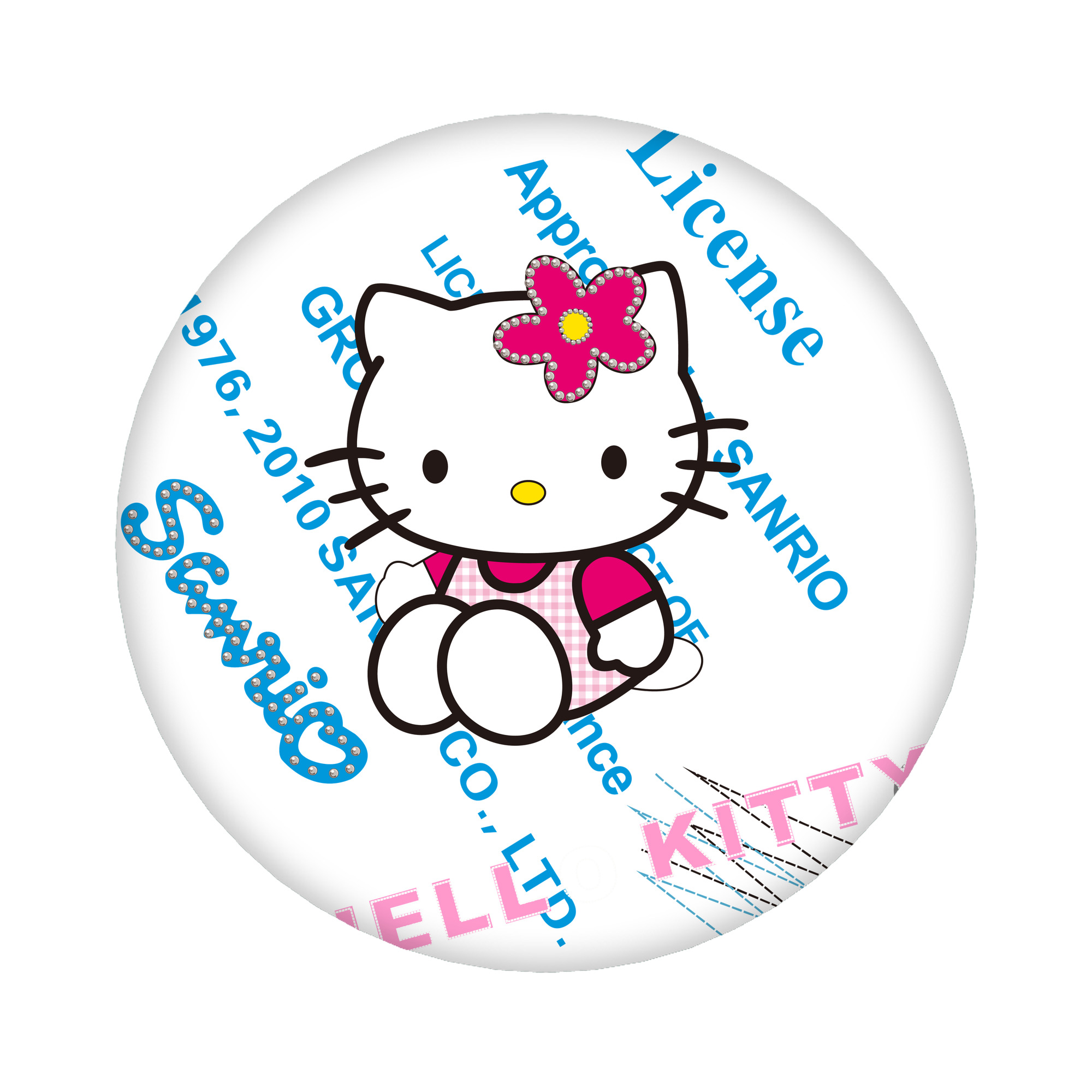 （画像用） Hello Kitty ハローキティ 6cm 缶バッジ 複数セット
