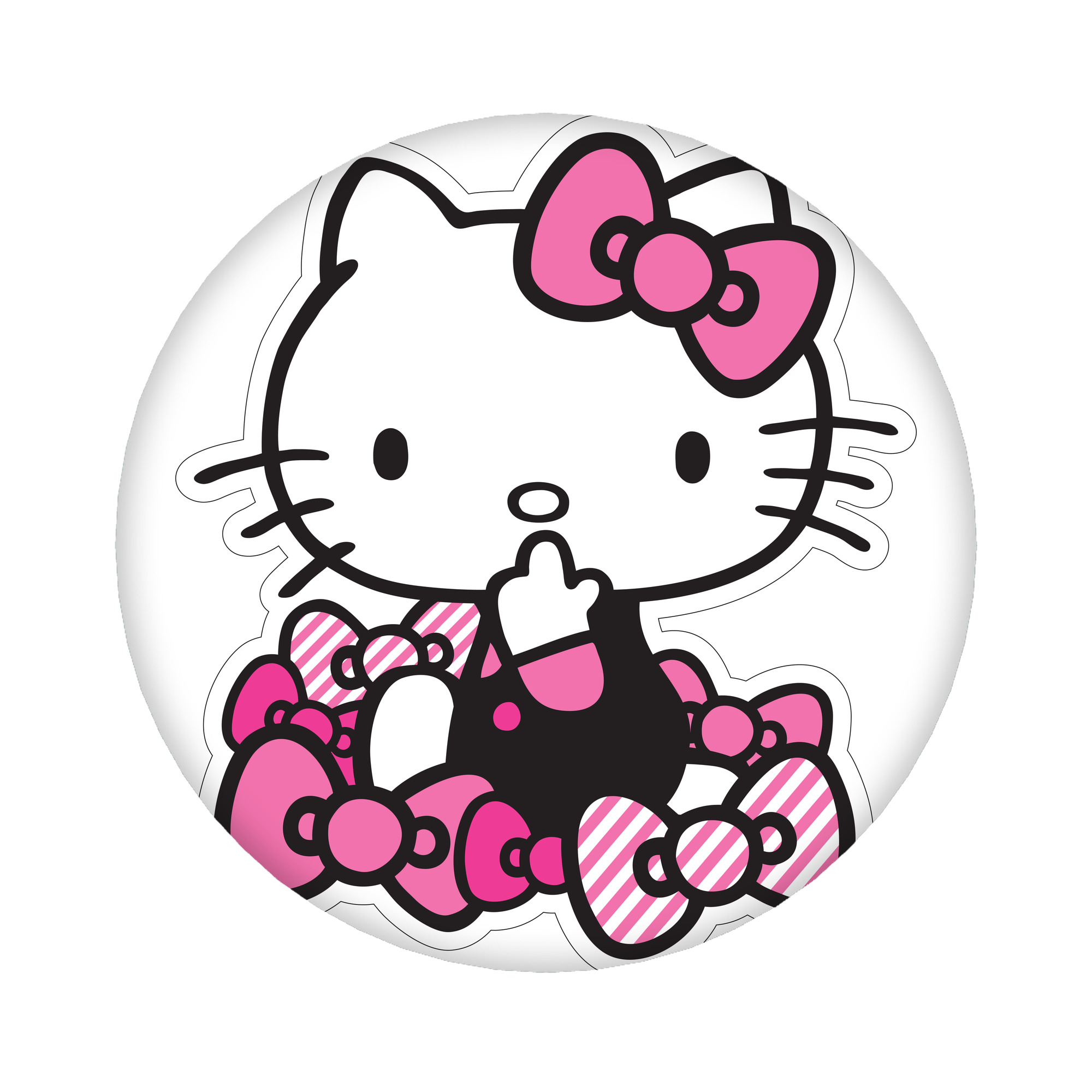（画像用） Hello Kitty ハローキティ 6cm 缶バッジ 複数セット