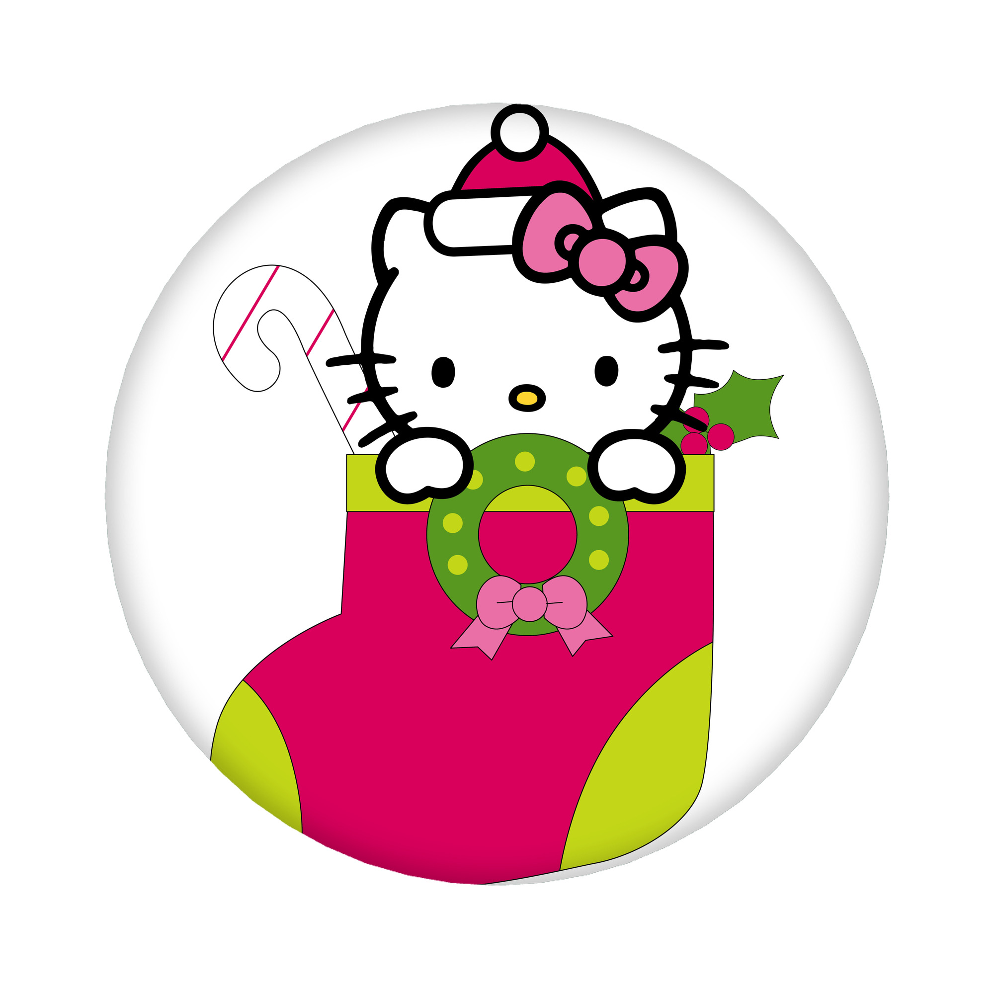 （画像用） Hello Kitty ハローキティ 6cm 缶バッジ 複数セット