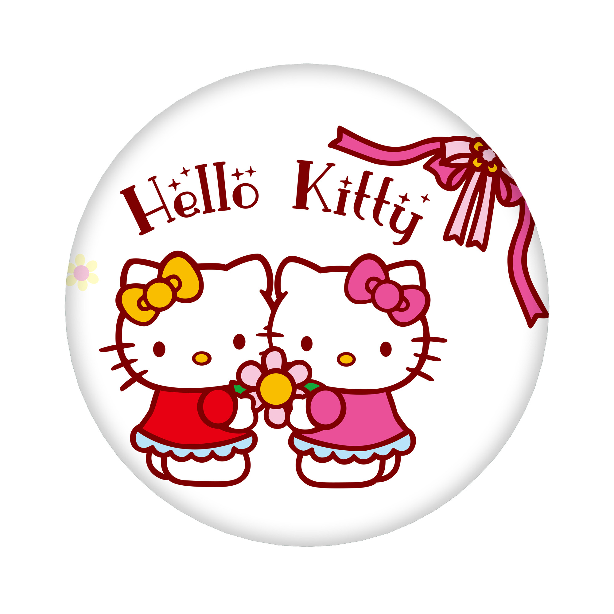 （画像用） Hello Kitty ハローキティ 6cm 缶バッジ 複数セット