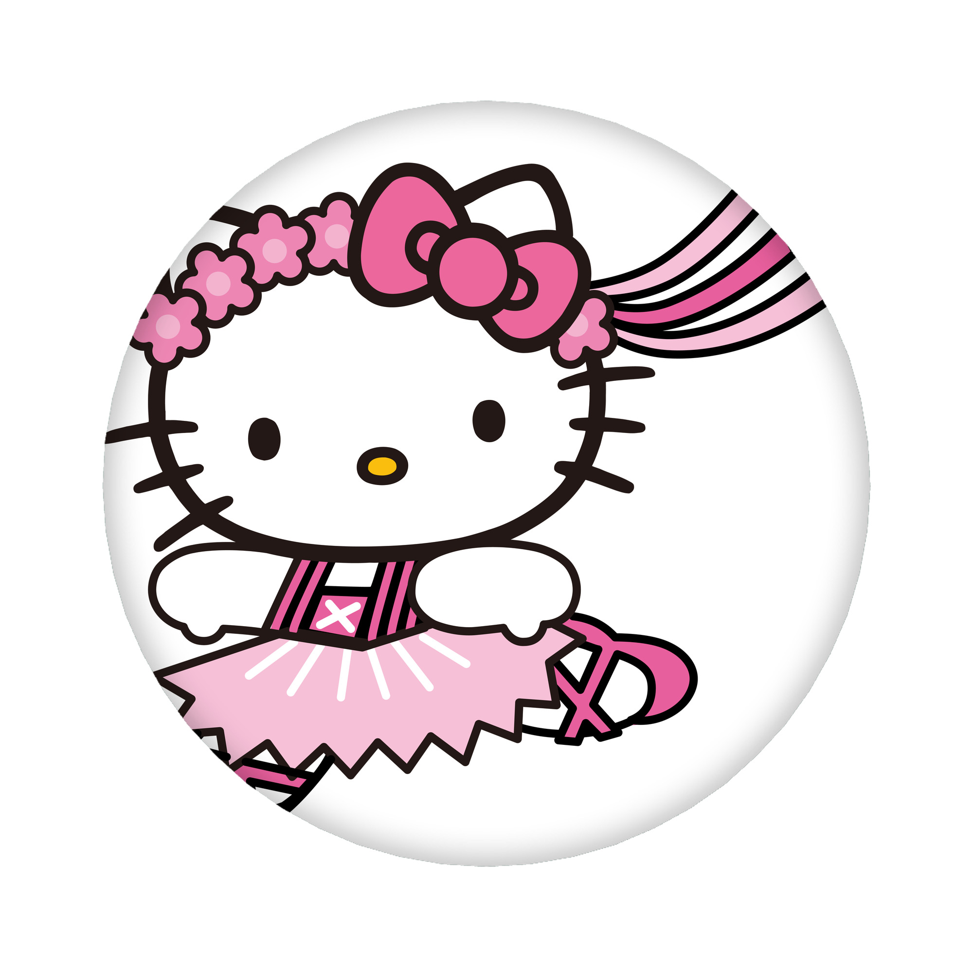 （画像用） Hello Kitty ハローキティ 6cm 缶バッジ 複数セット