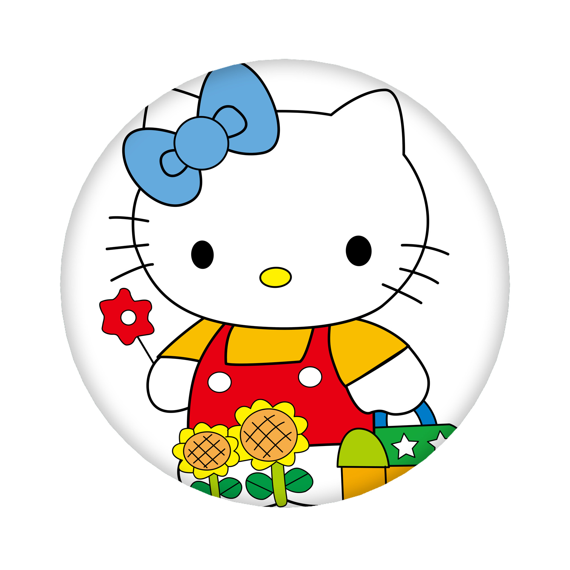（画像用） Hello Kitty ハローキティ 6cm 缶バッジ 複数セット