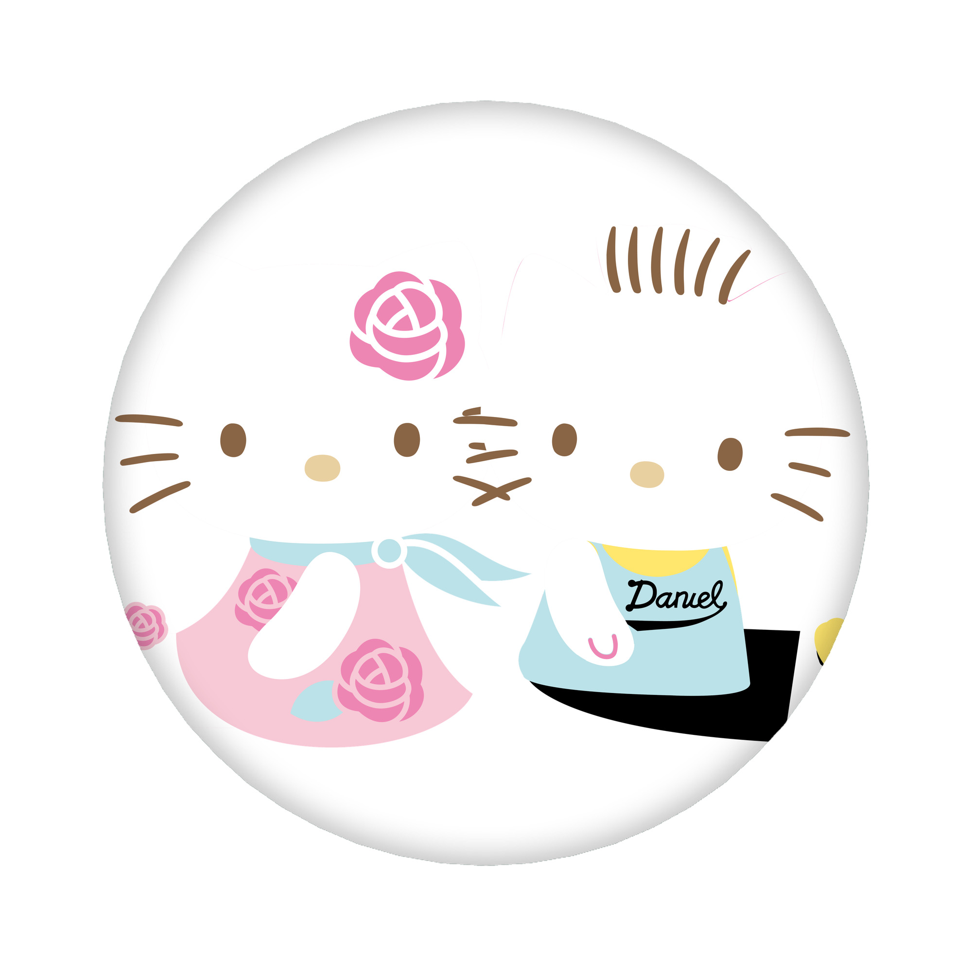 （画像用） Hello Kitty ハローキティ 6cm 缶バッジ 複数セット