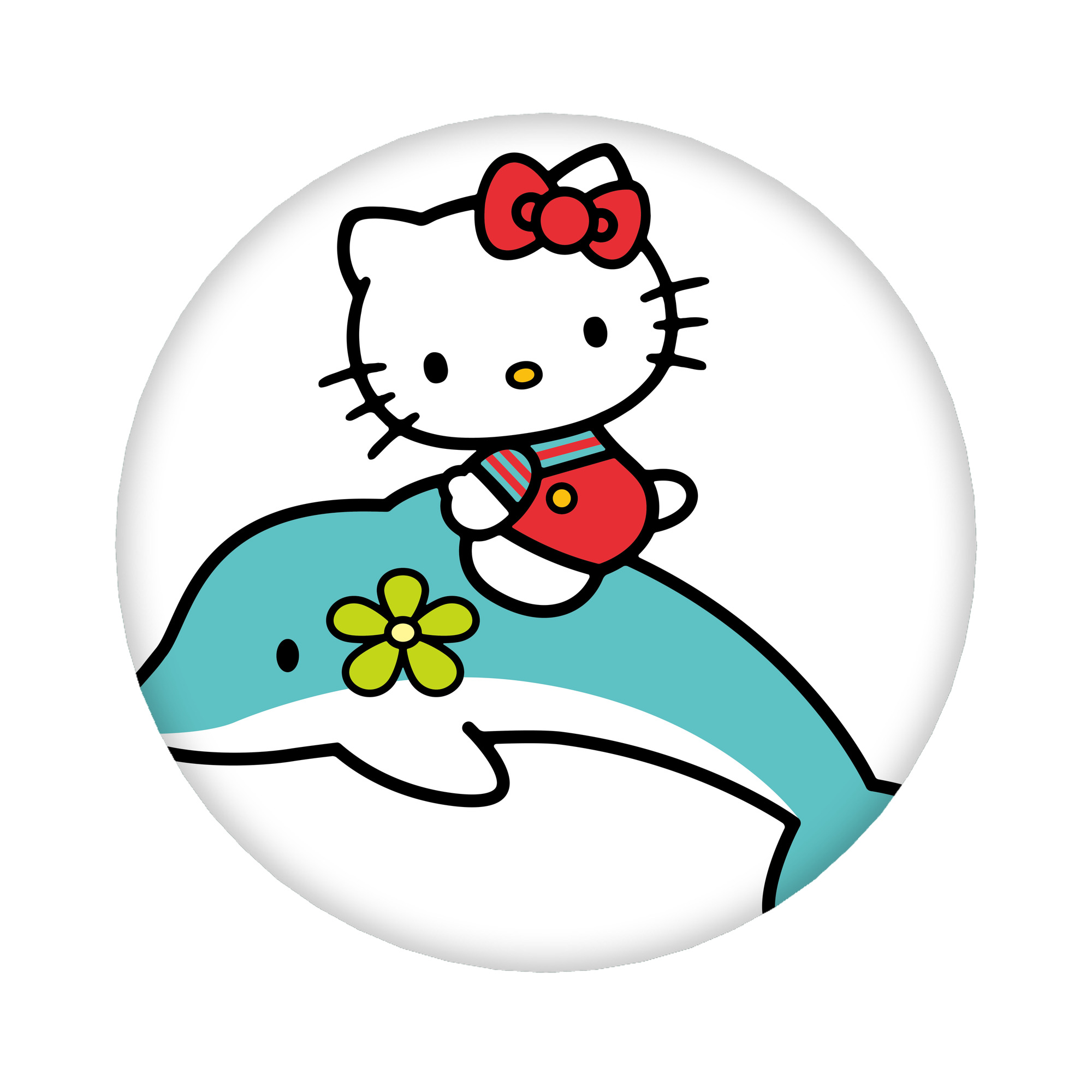 （画像用） Hello Kitty ハローキティ 6cm 缶バッジ 複数セット