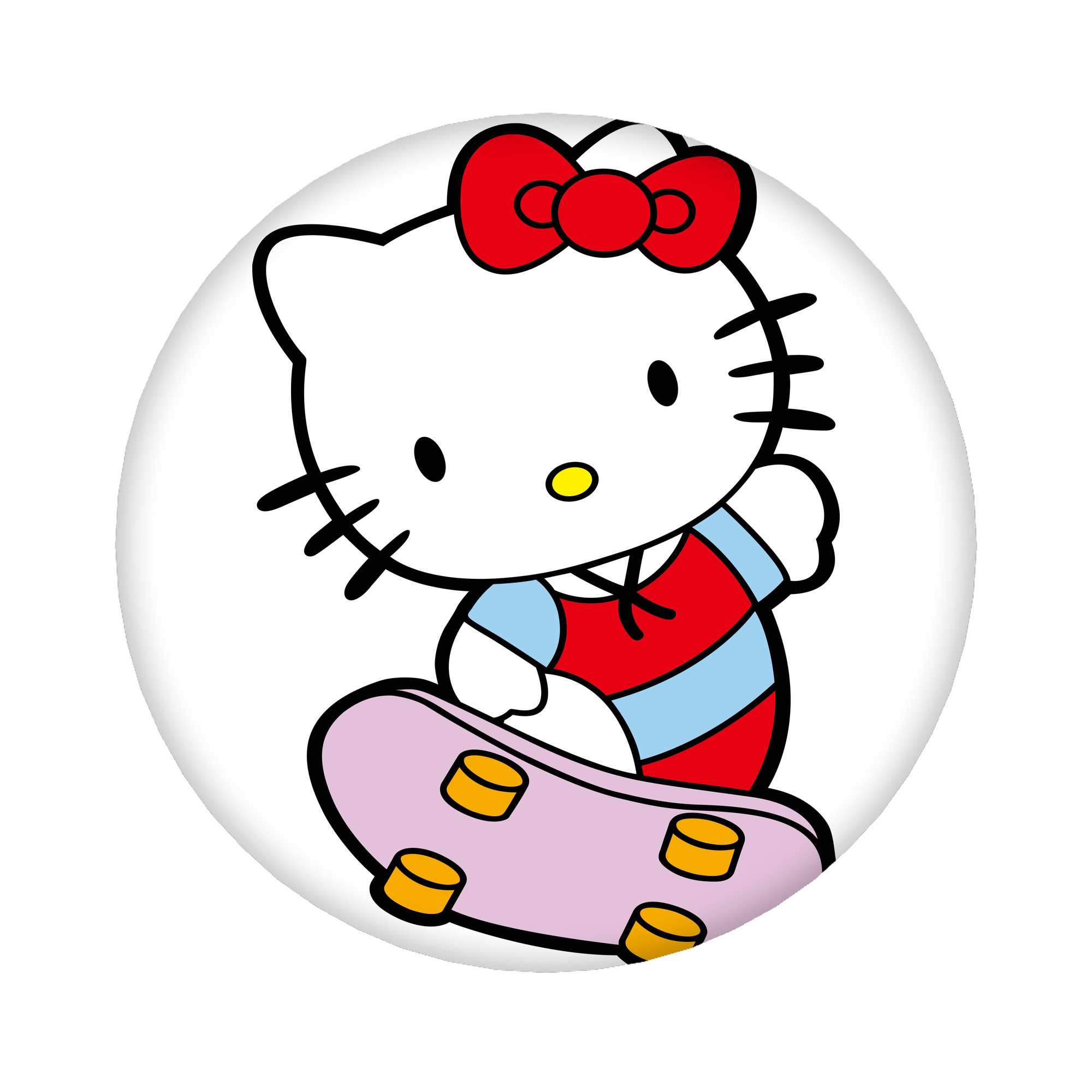 （画像用） Hello Kitty ハローキティ 6cm 缶バッジ 複数セット