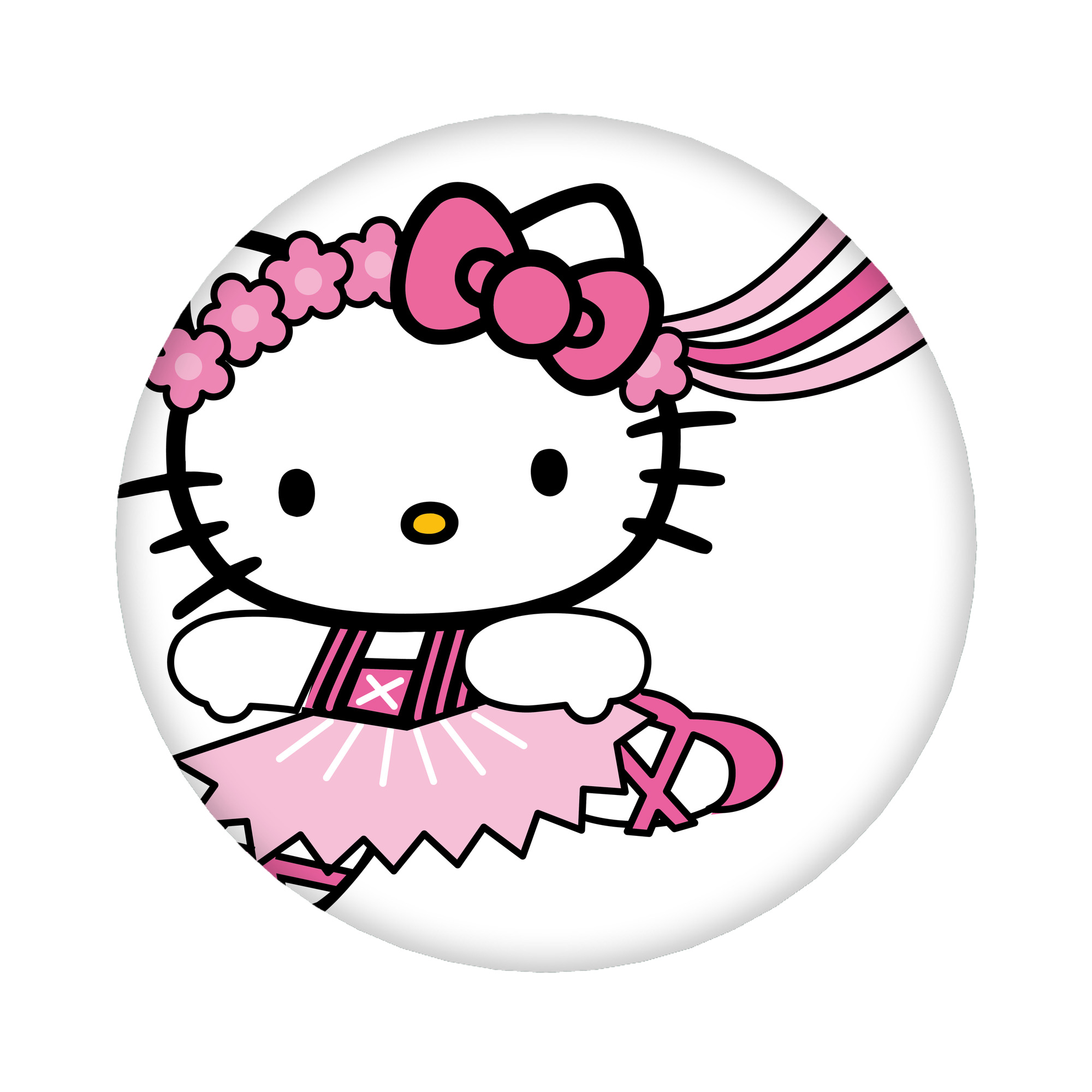 （画像用） Hello Kitty ハローキティ 6cm 缶バッジ 複数セット