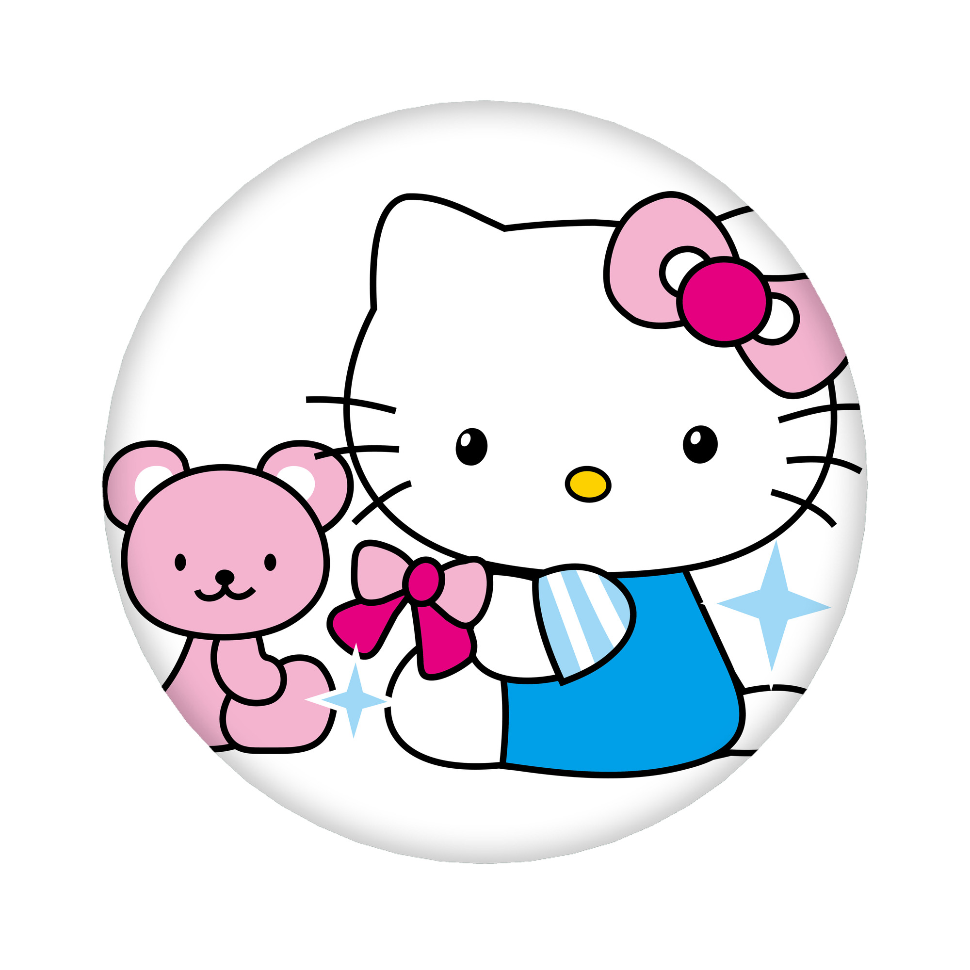 （画像用） Hello Kitty ハローキティ 6cm 缶バッジ 複数セット