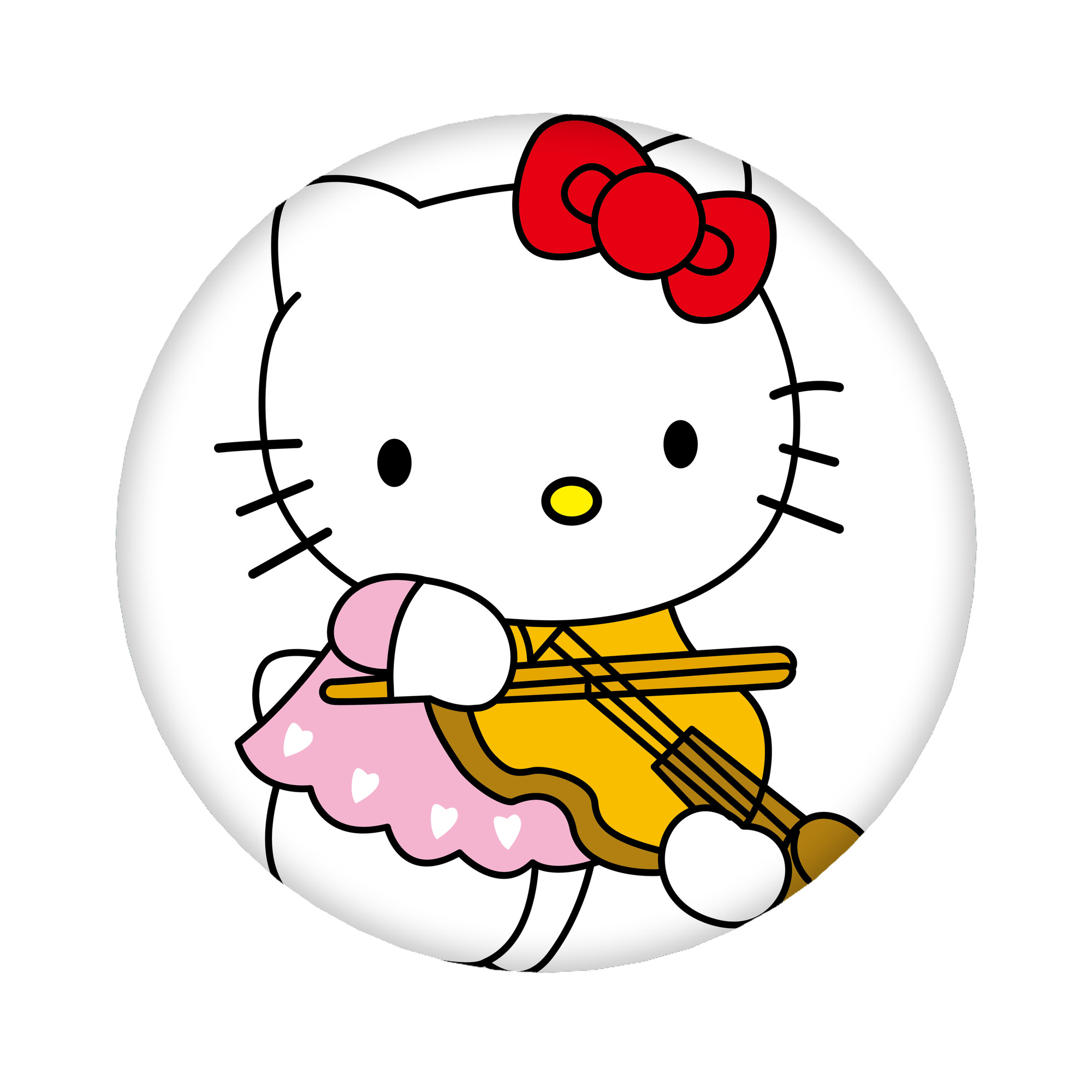 （画像用） Hello Kitty ハローキティ 6cm 缶バッジ 複数セット