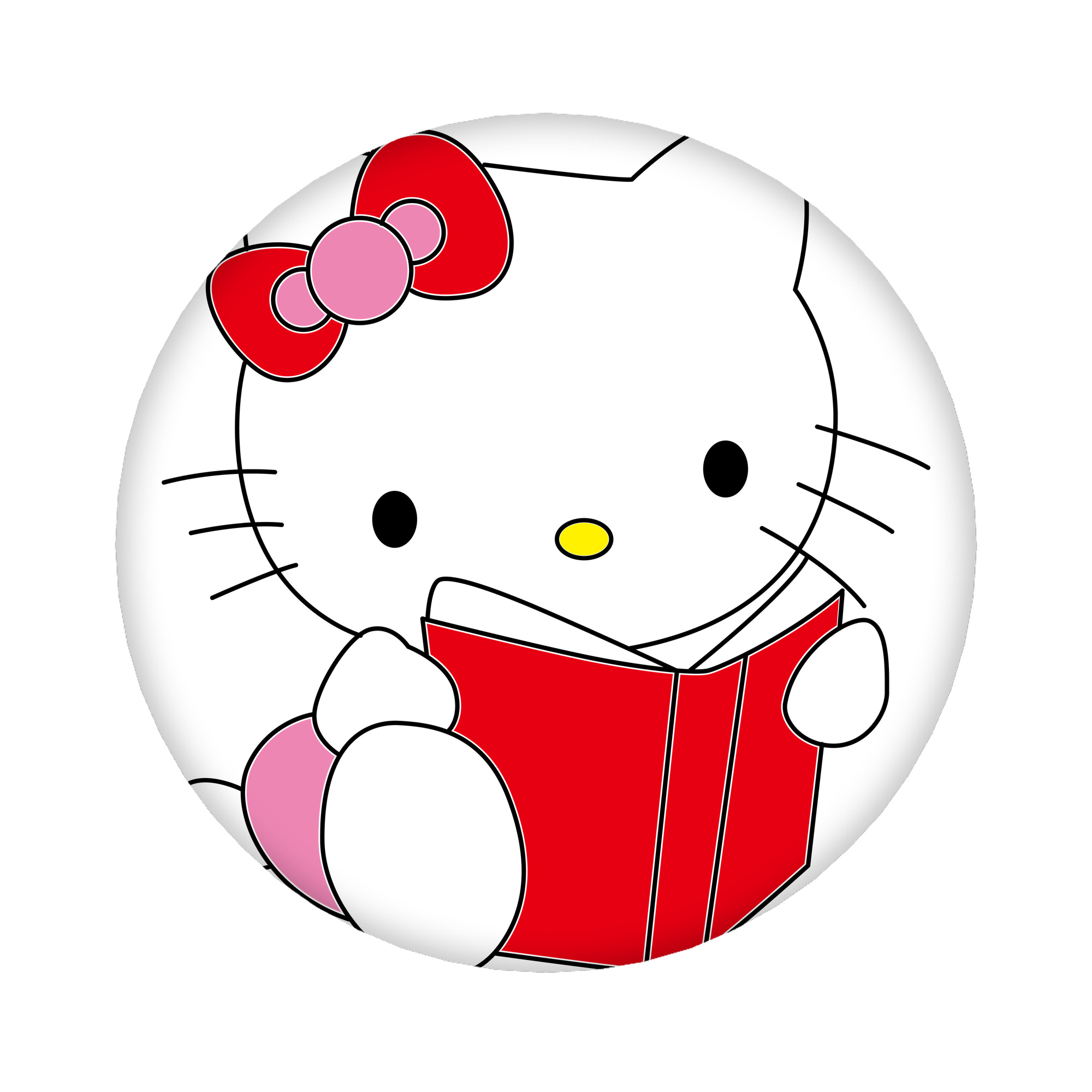（画像用） Hello Kitty ハローキティ 6cm 缶バッジ 複数セット