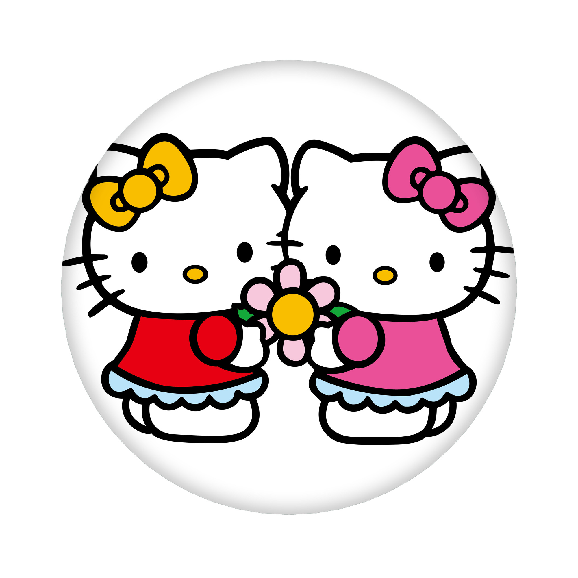 （画像用） Hello Kitty ハローキティ 6cm 缶バッジ 複数セット