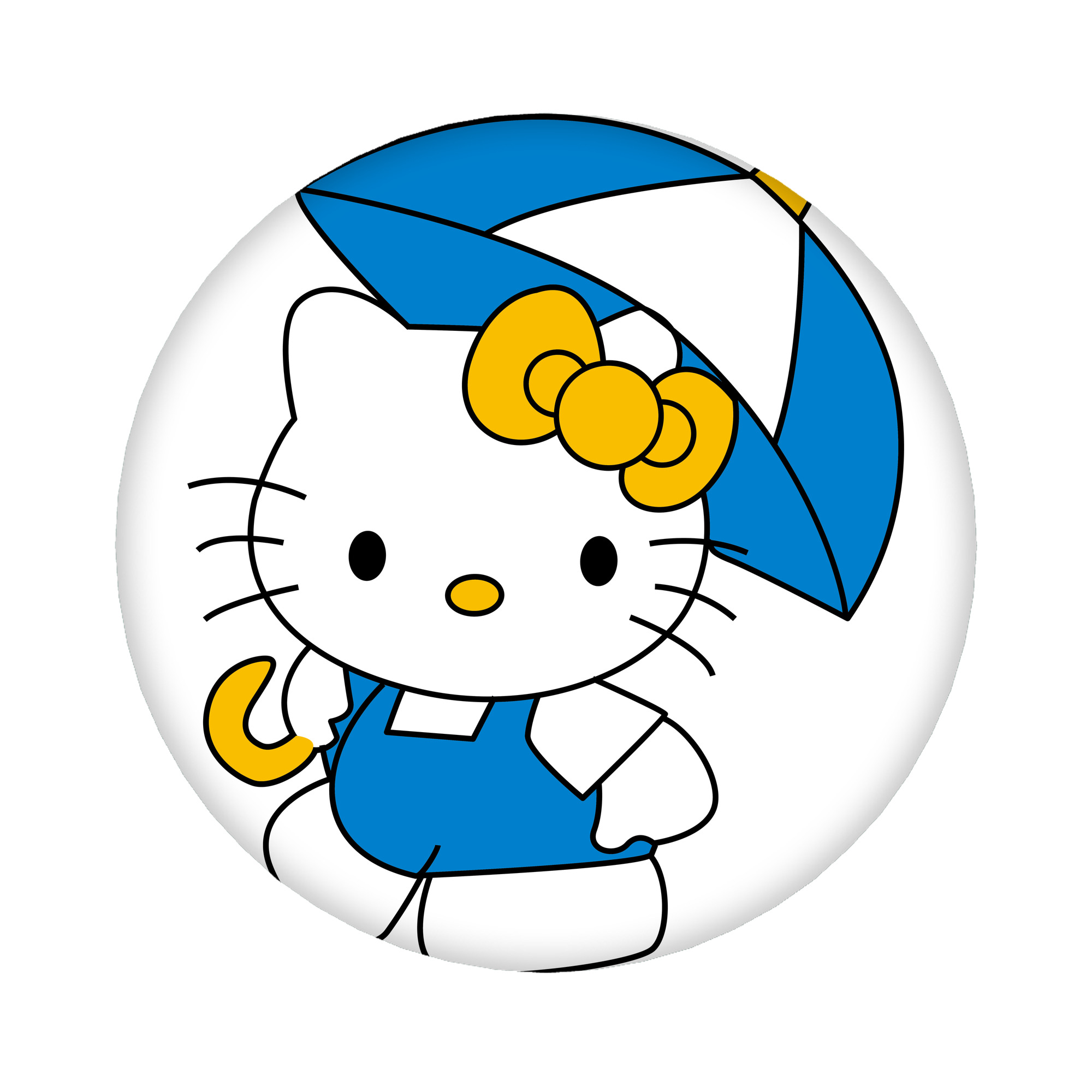 （画像用） Hello Kitty ハローキティ 6cm 缶バッジ 複数セット