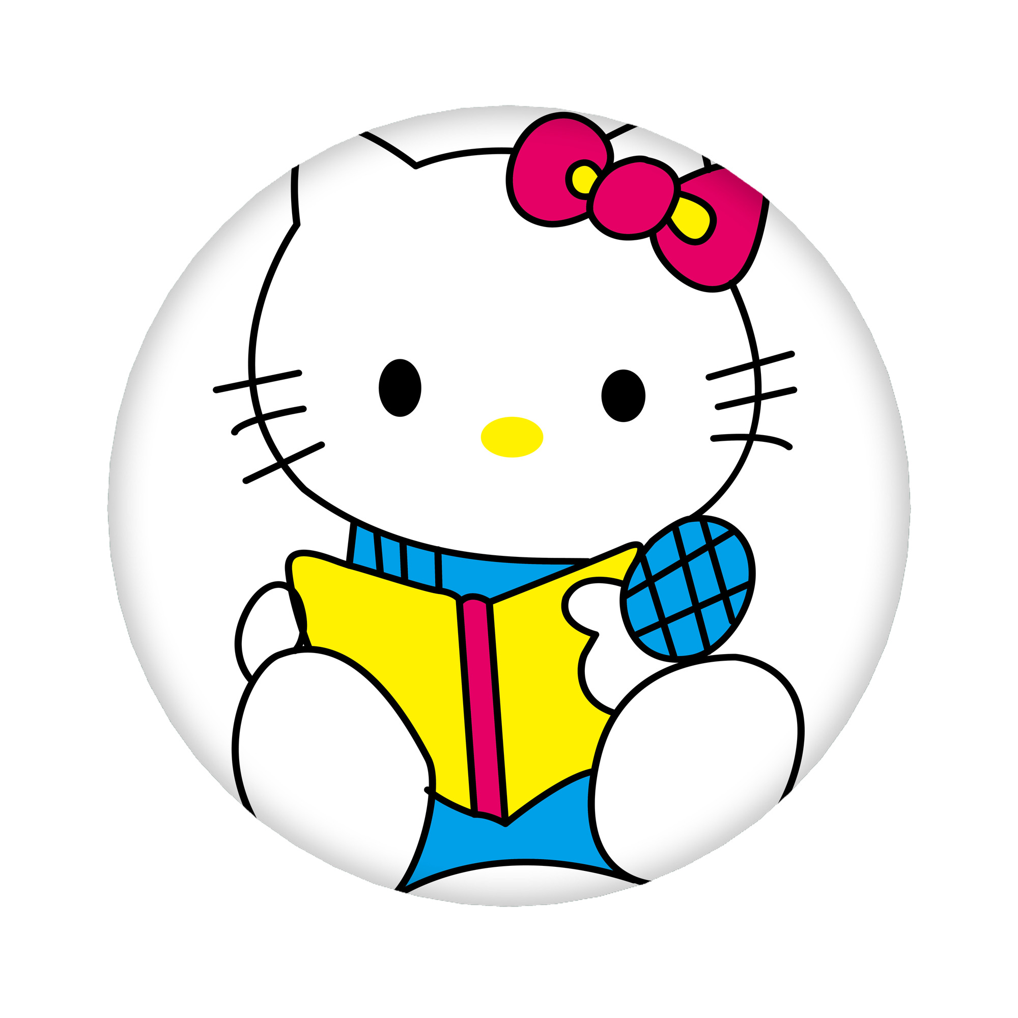 （画像用） Hello Kitty ハローキティ 6cm 缶バッジ 複数セット