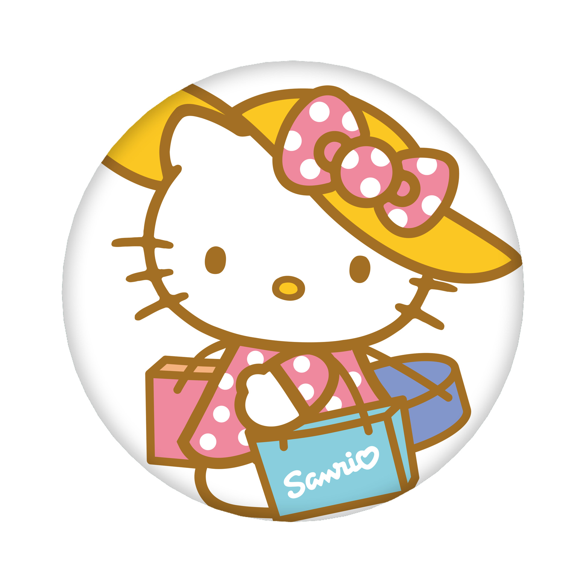 （画像用） Hello Kitty ハローキティ 6cm 缶バッジ 複数セット