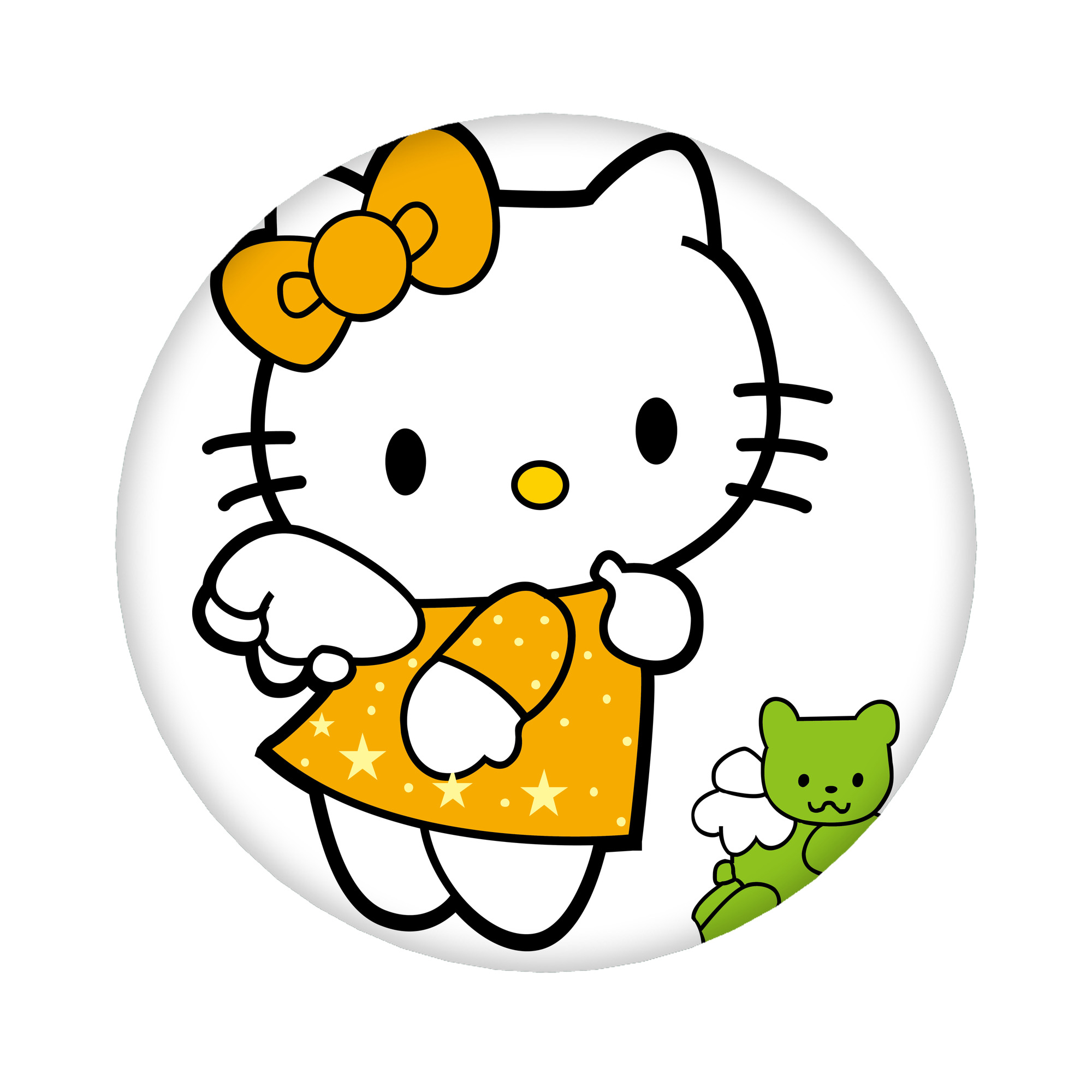 （画像用） Hello Kitty ハローキティ 6cm 缶バッジ 複数セット