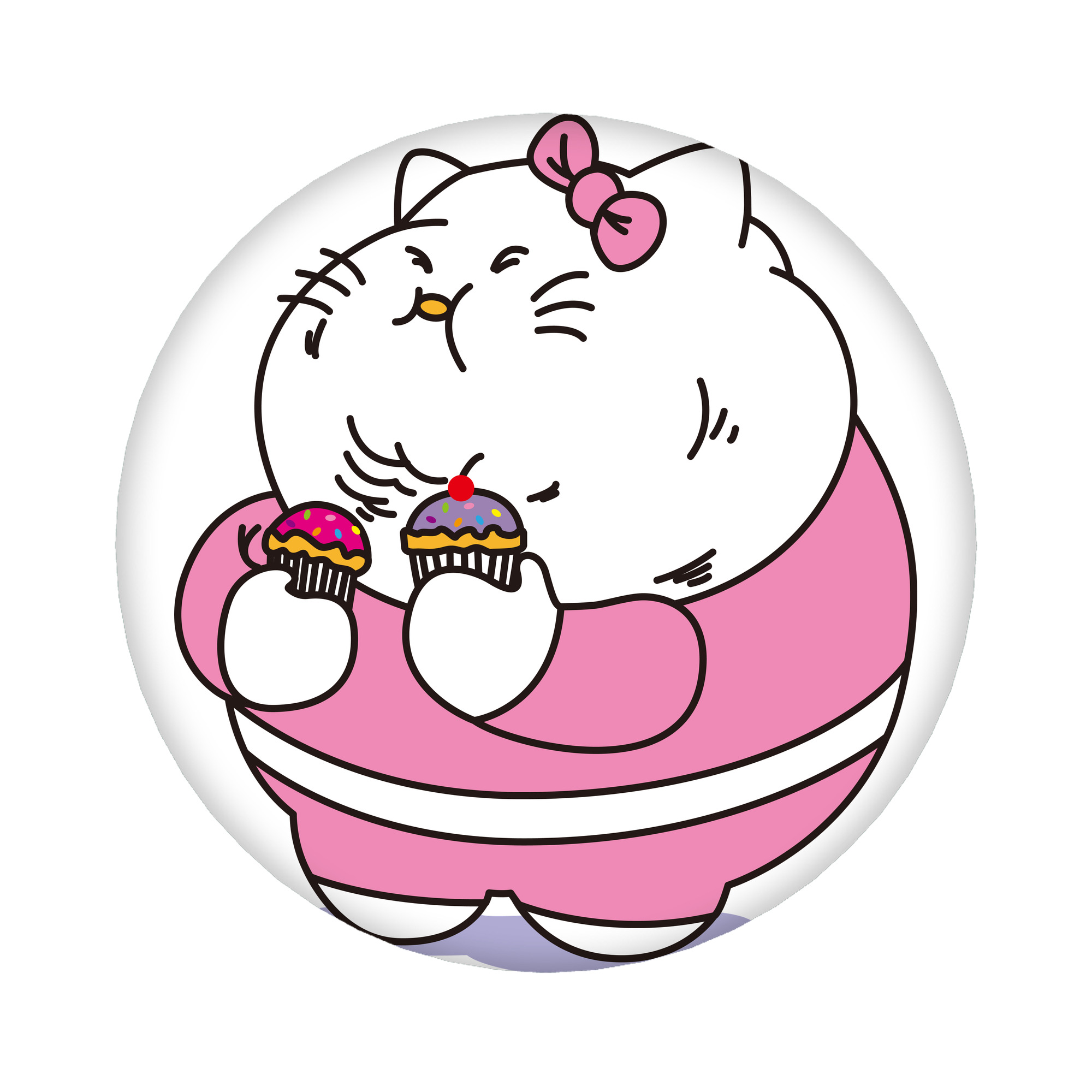（画像用） Hello Kitty ハローキティ 6cm 缶バッジ 複数セット