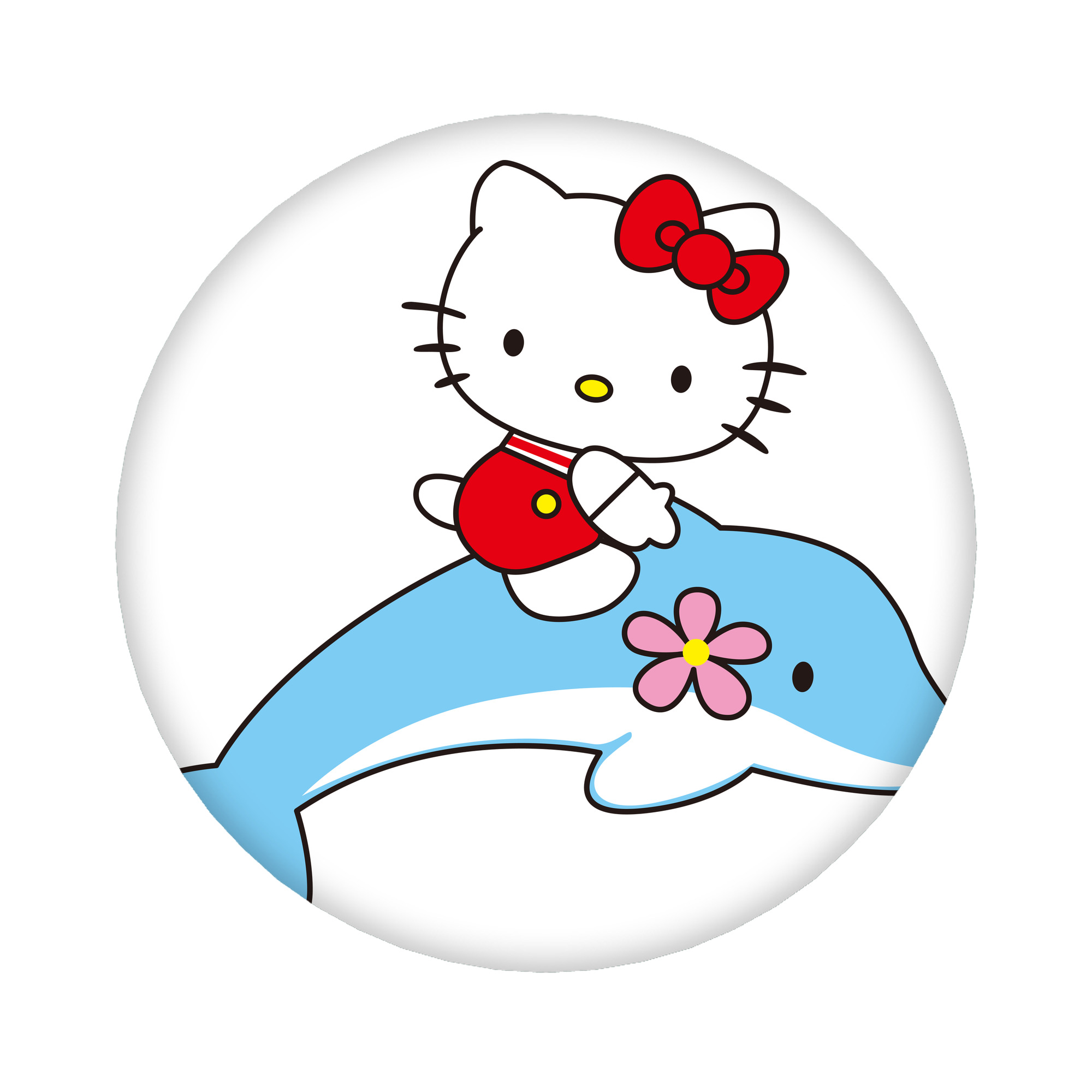 （画像用） Hello Kitty ハローキティ 6cm 缶バッジ 複数セット