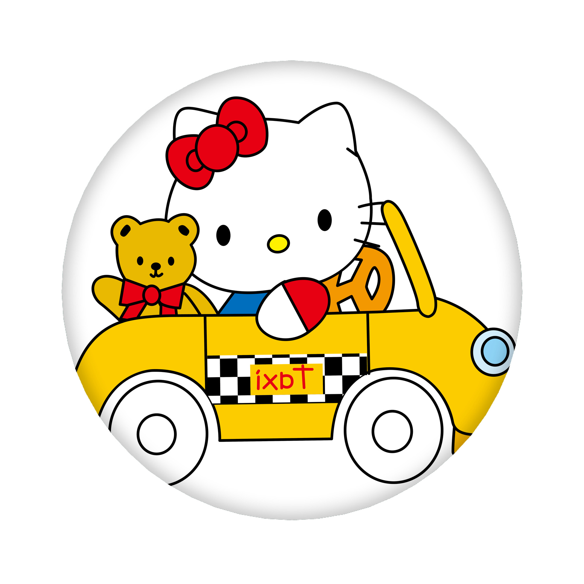 （画像用） Hello Kitty ハローキティ 6cm 缶バッジ 複数セット