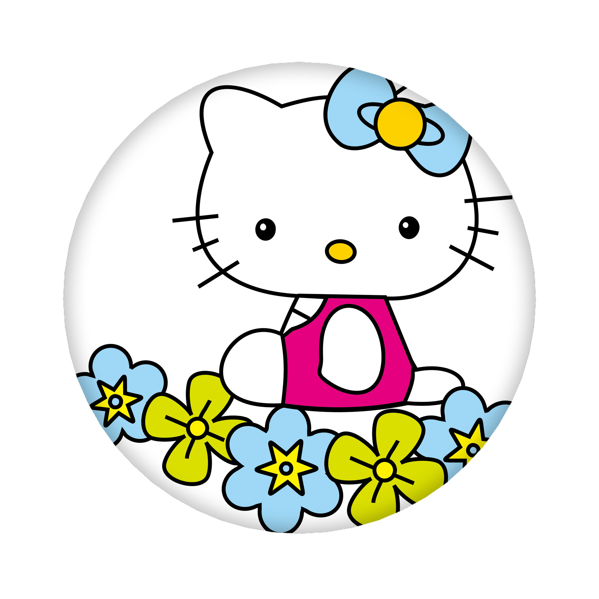 （画像用） Hello Kitty ハローキティ 6cm 缶バッジ 複数セット