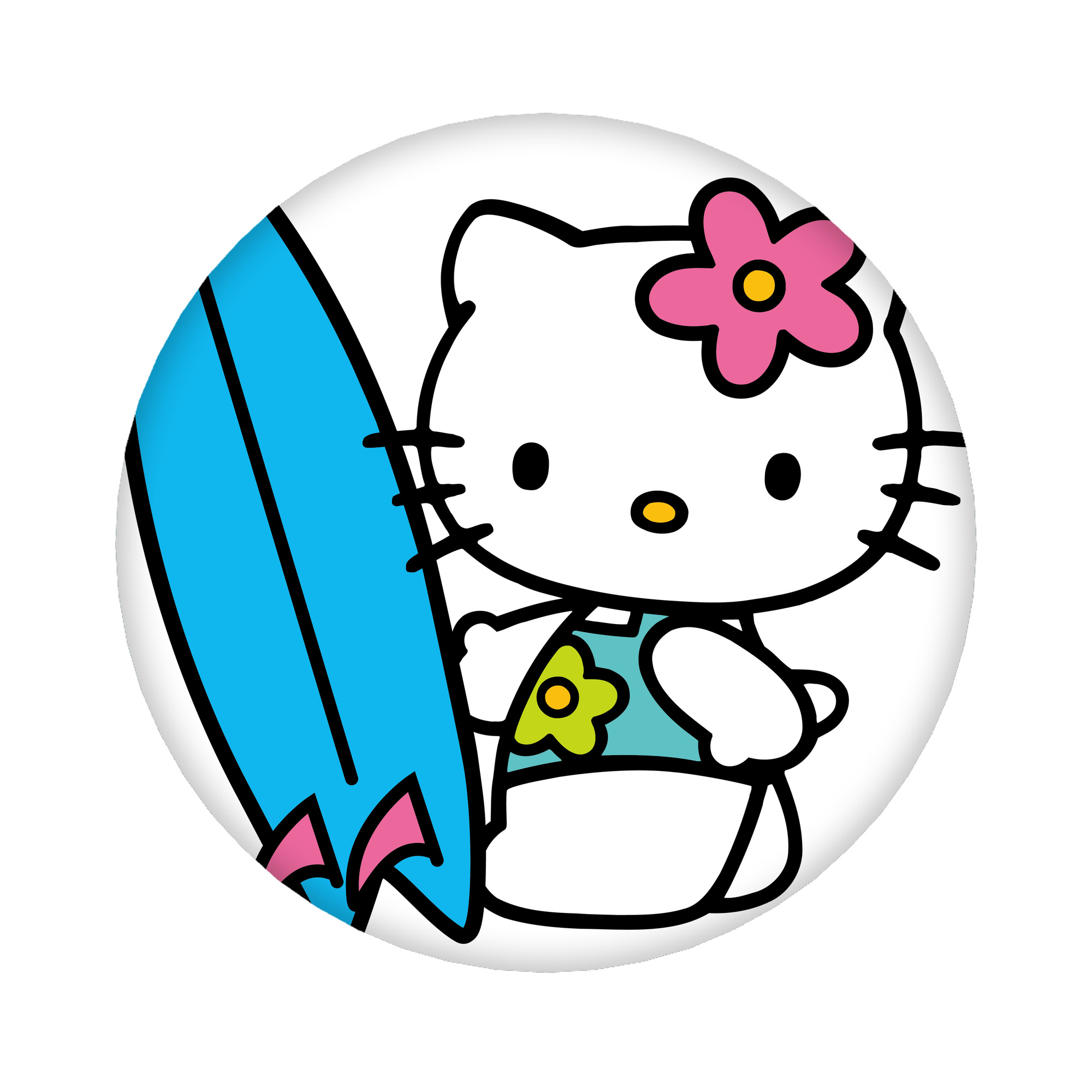 （画像用） Hello Kitty ハローキティ 6cm 缶バッジ 複数セット