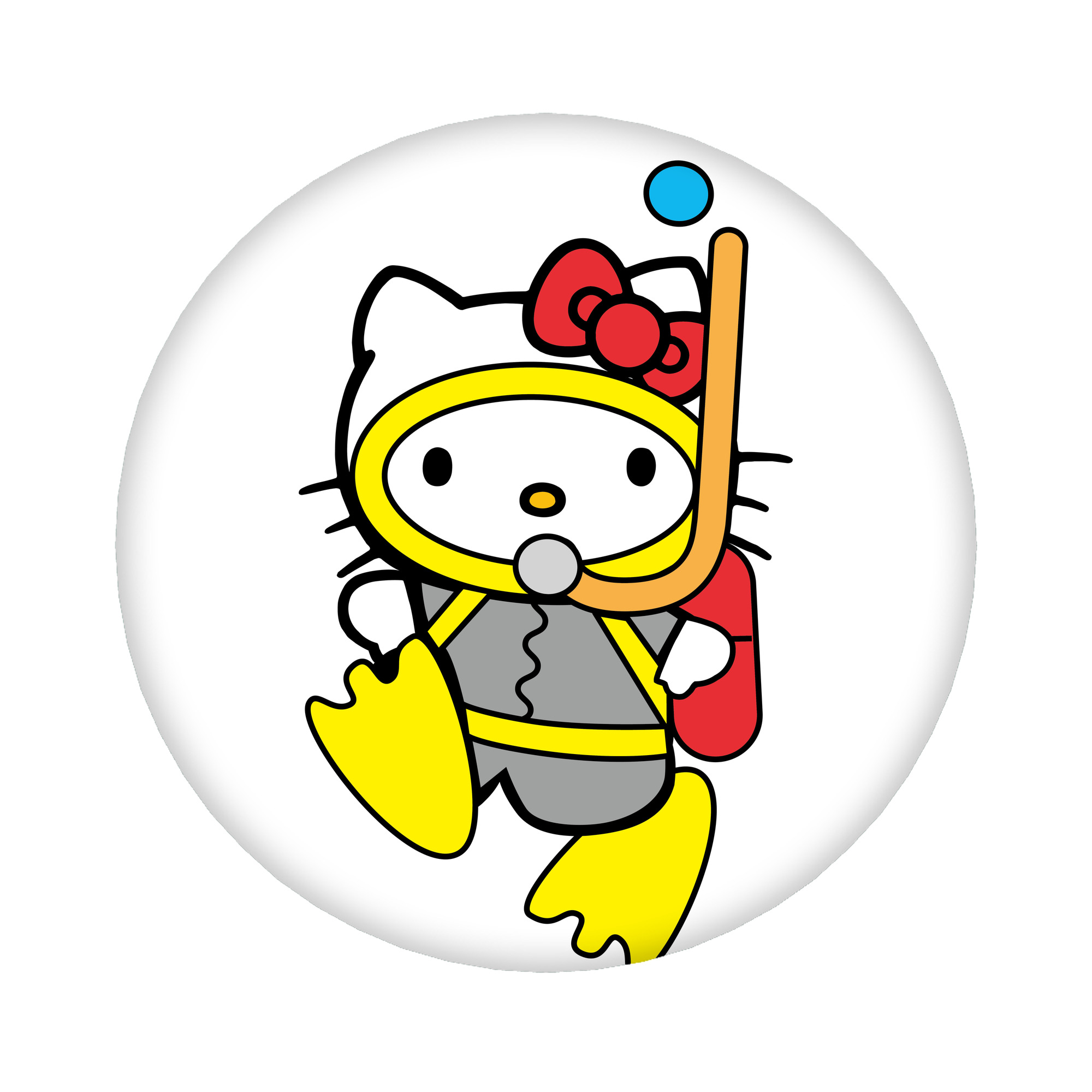 （画像用） Hello Kitty ハローキティ 6cm 缶バッジ 複数セット