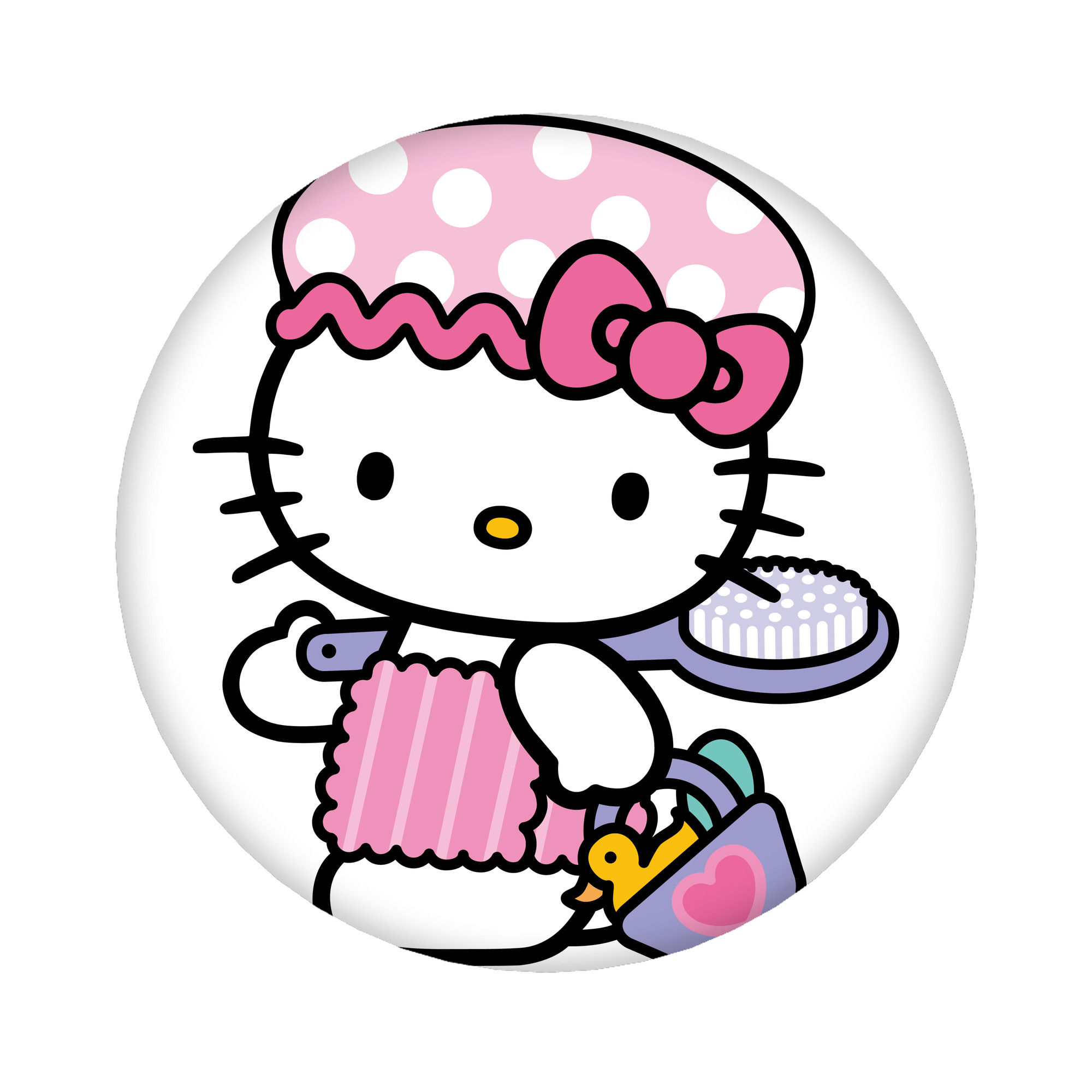 （画像用） Hello Kitty ハローキティ 6cm 缶バッジ 複数セット