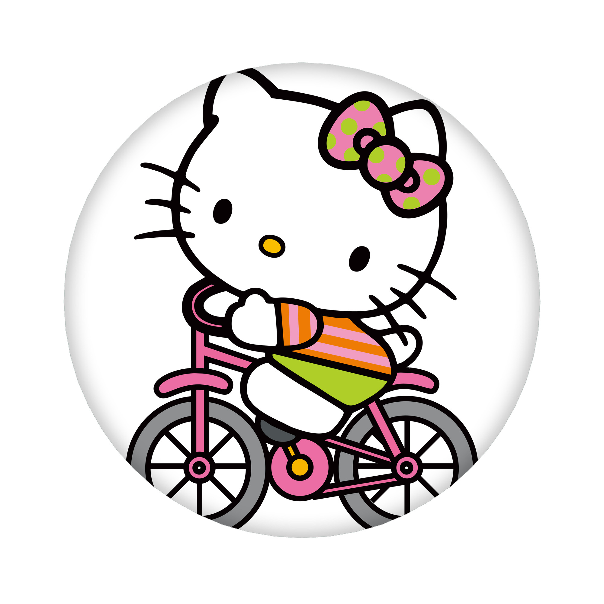 （画像用） Hello Kitty ハローキティ 6cm 缶バッジ 複数セット