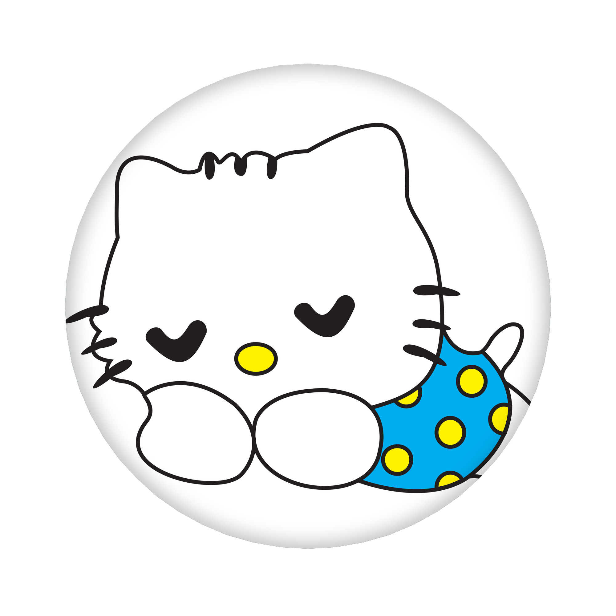 （画像用） Hello Kitty ハローキティ 6cm 缶バッジ 複数セット