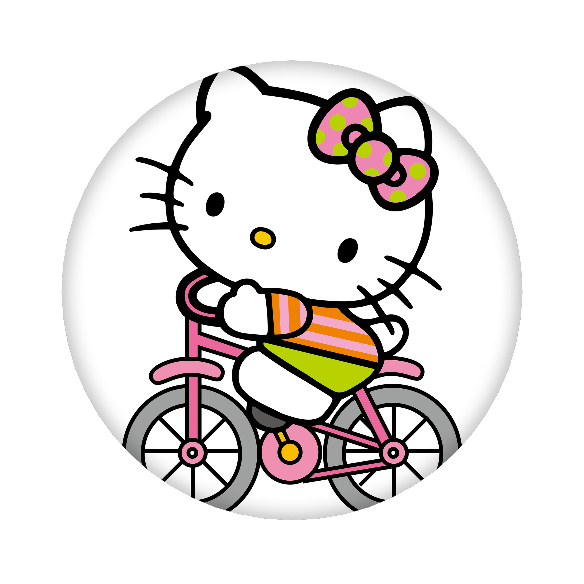 （画像用） Hello Kitty ハローキティ 6cm 缶バッジ 複数セット