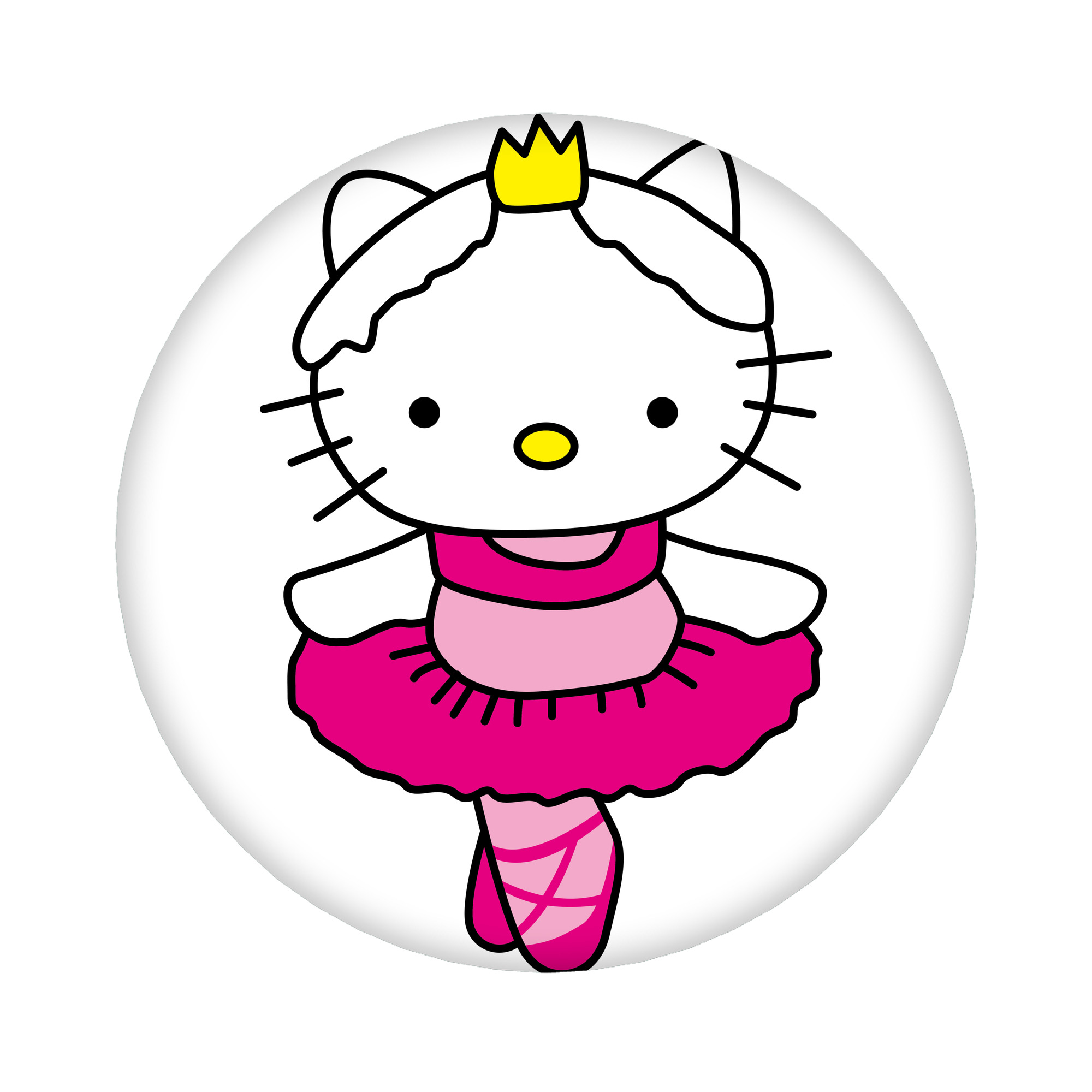 （画像用） Hello Kitty ハローキティ 6cm 缶バッジ 複数セット