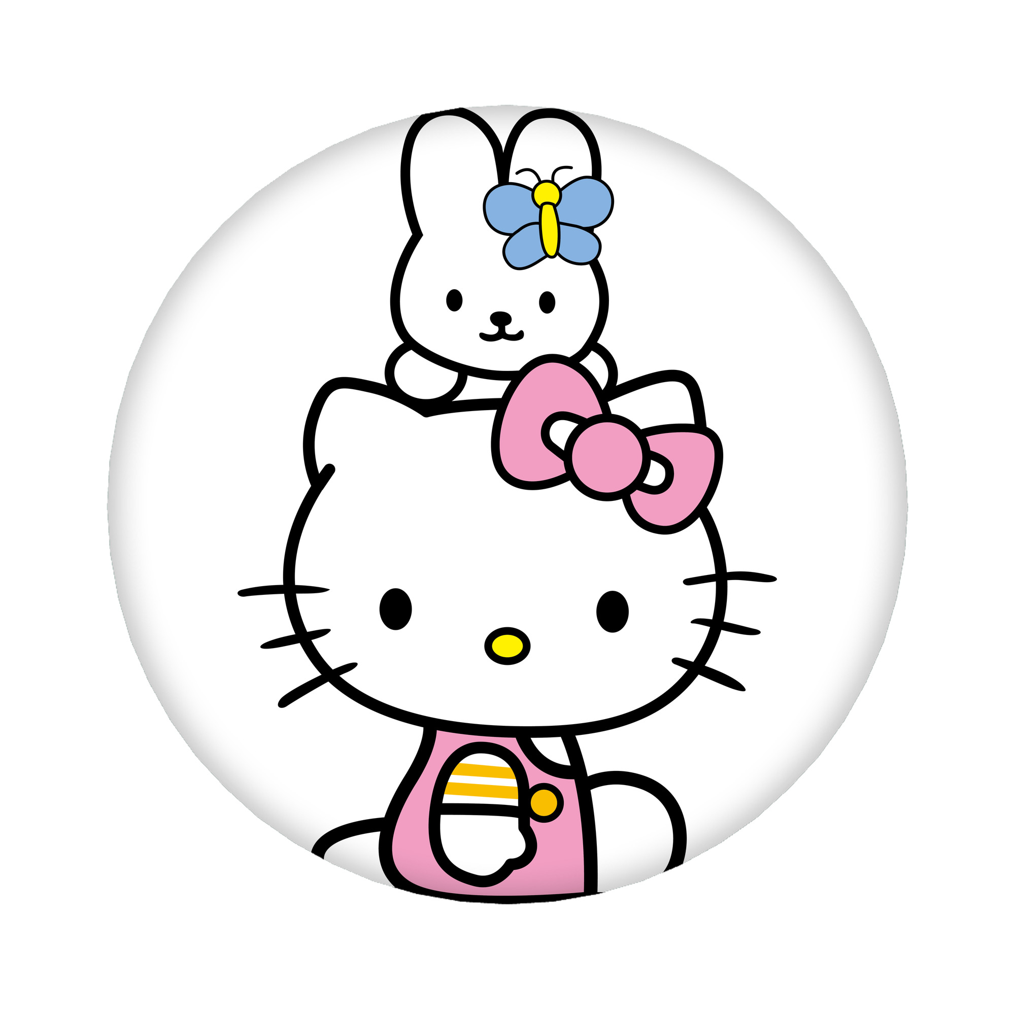 （画像用） Hello Kitty ハローキティ 6cm 缶バッジ 複数セット