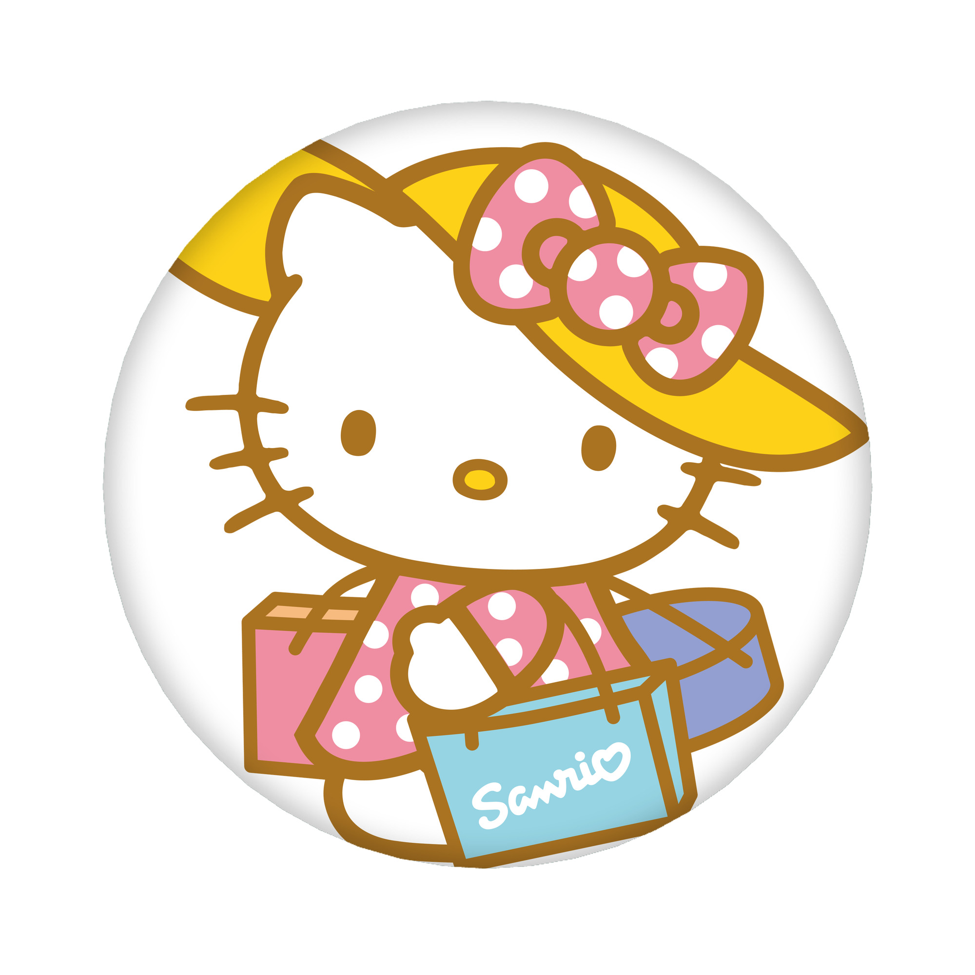 （画像用） Hello Kitty ハローキティ 6cm 缶バッジ 複数セット