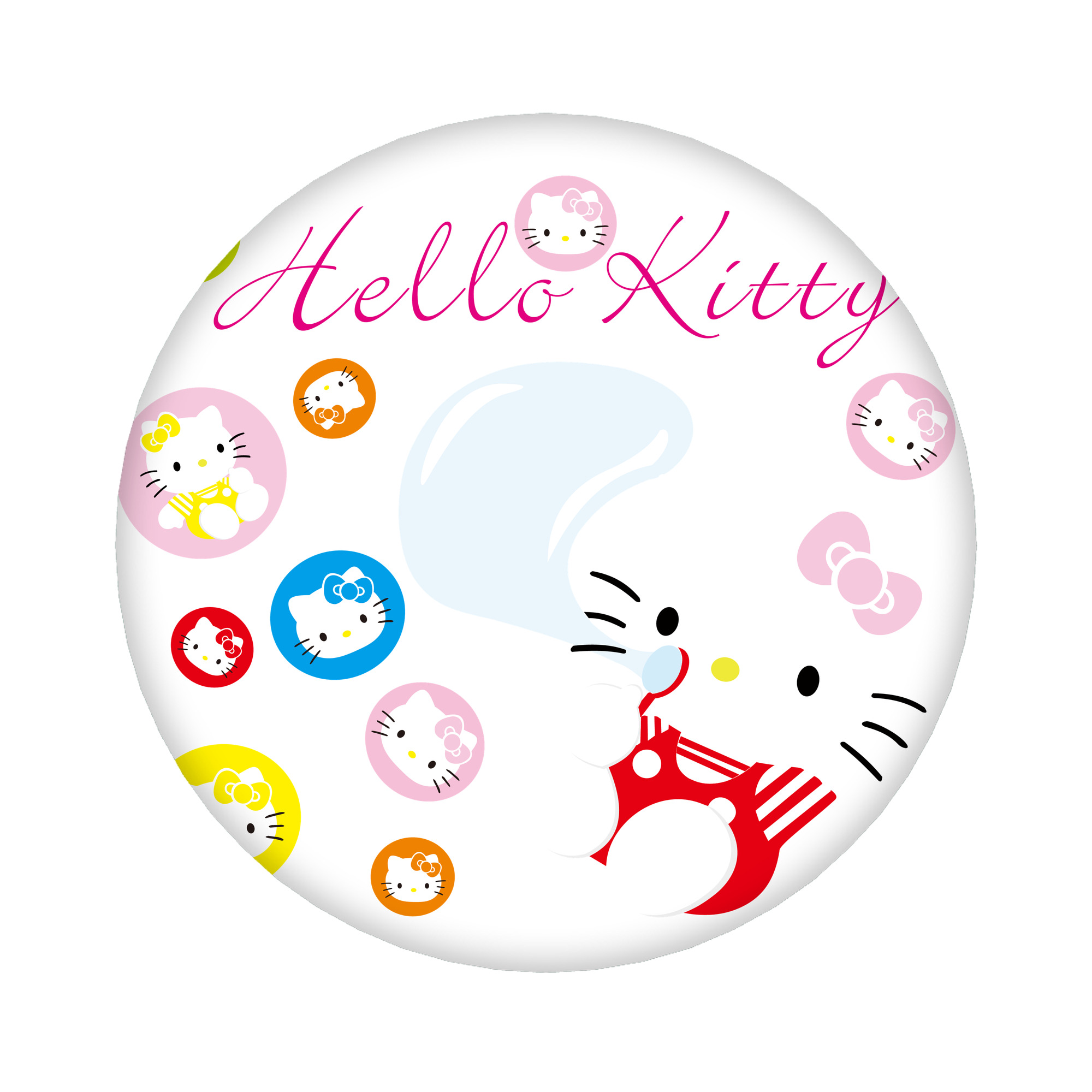 （画像用） Hello Kitty ハローキティ 6cm 缶バッジ 複数セット
