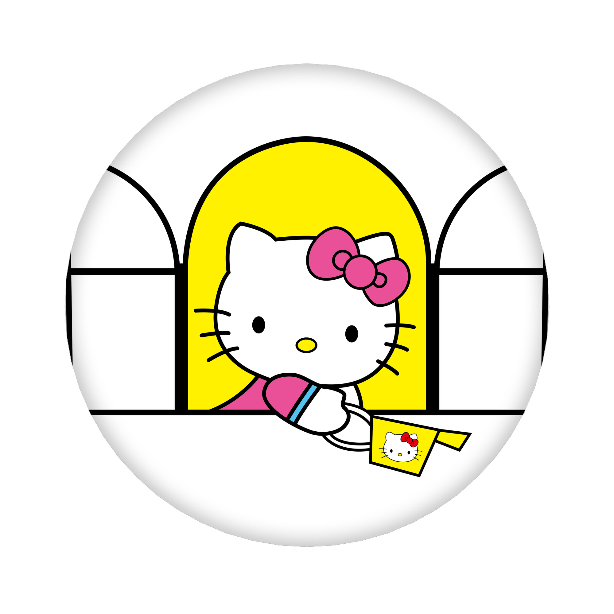 （画像用） Hello Kitty ハローキティ 6cm 缶バッジ 複数セット